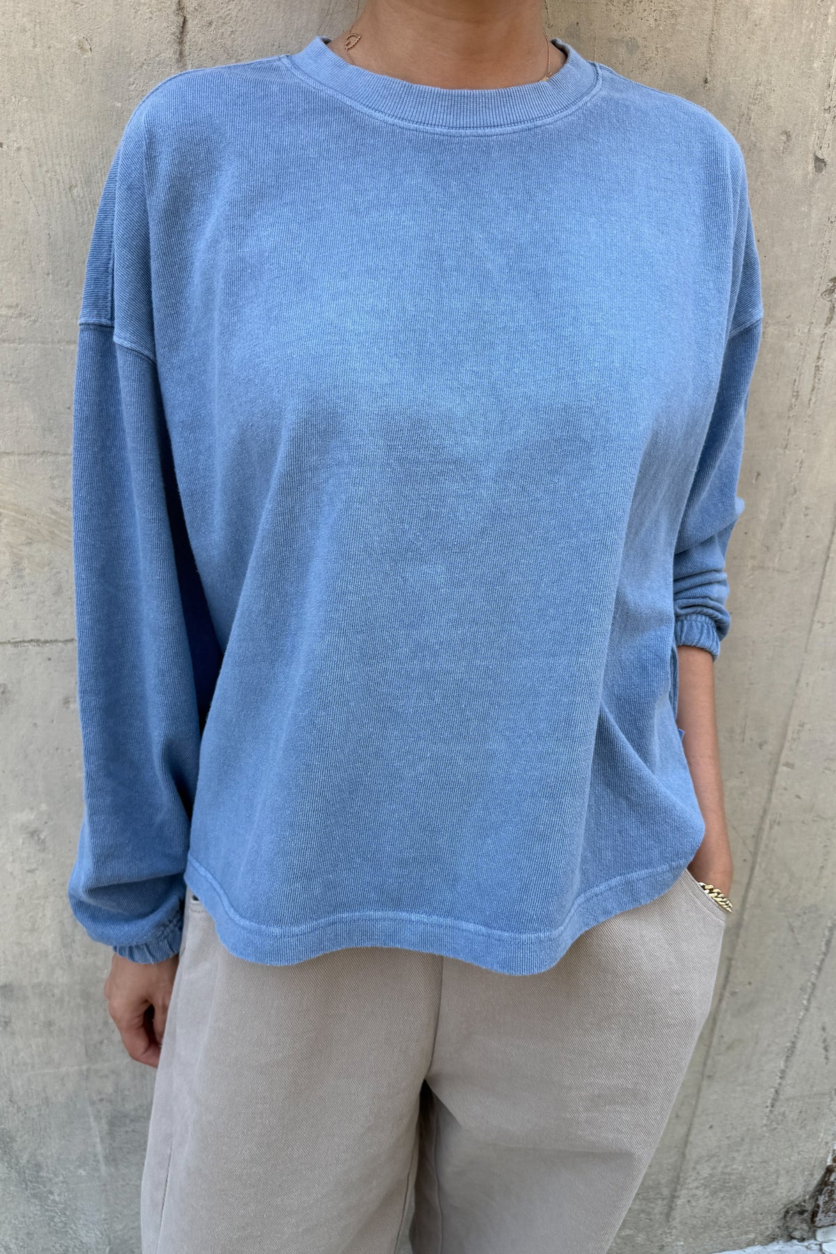 Le Bon Shoppe Naturelle tee / Cornflower