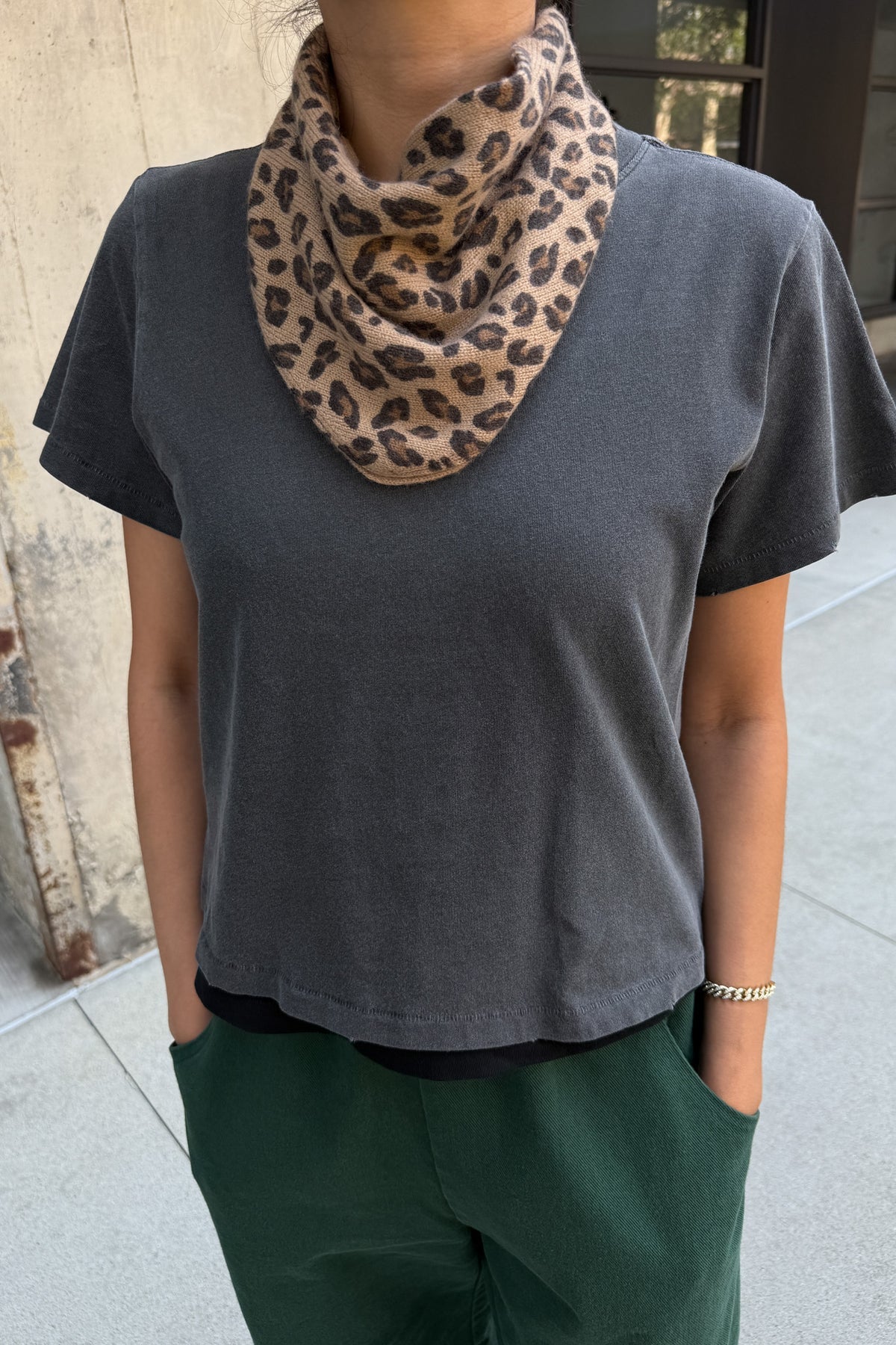 Le Bon Shoppe Cashmere Bandana / Leopard