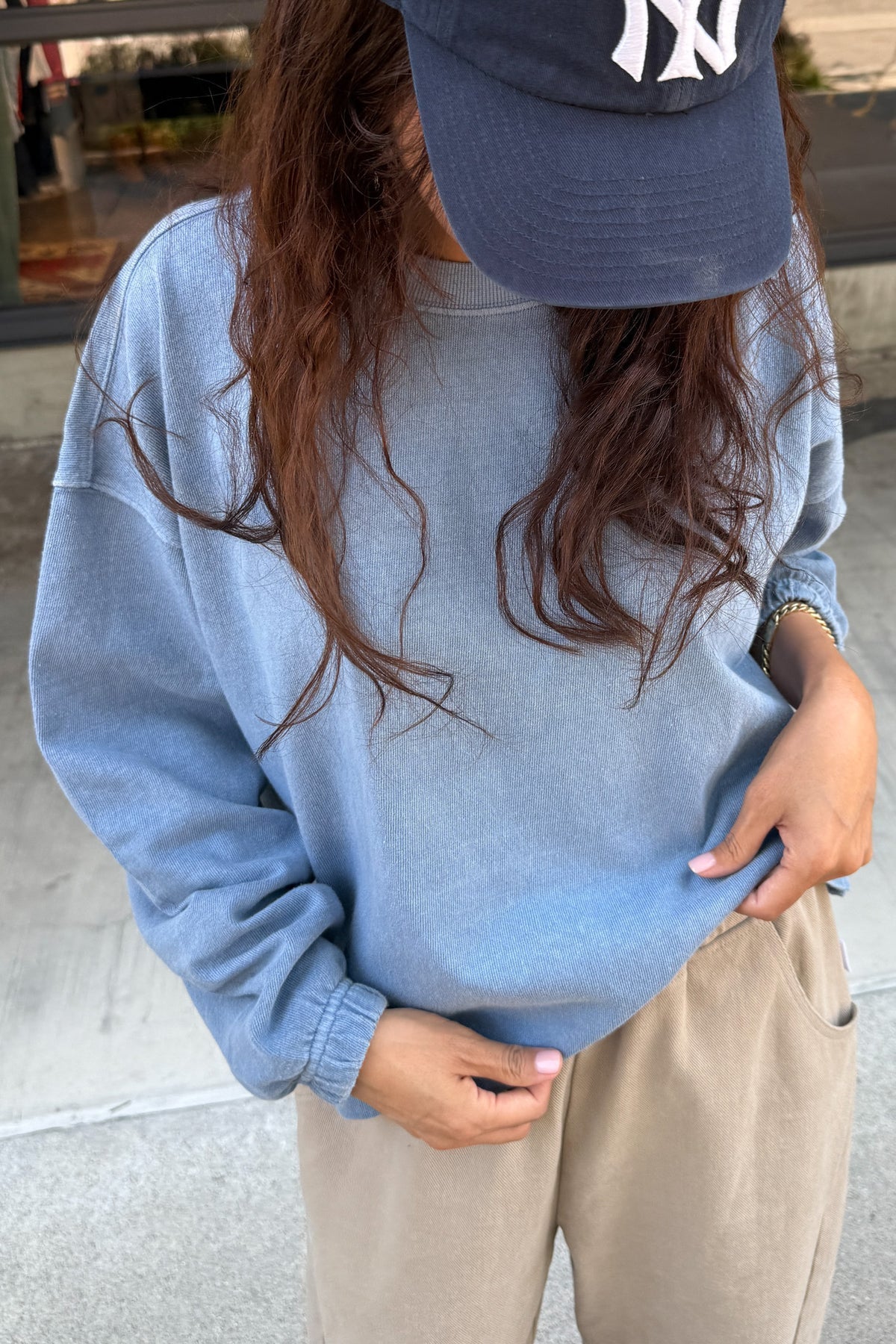 Le Bon Shoppe Naturelle tee / Cornflower