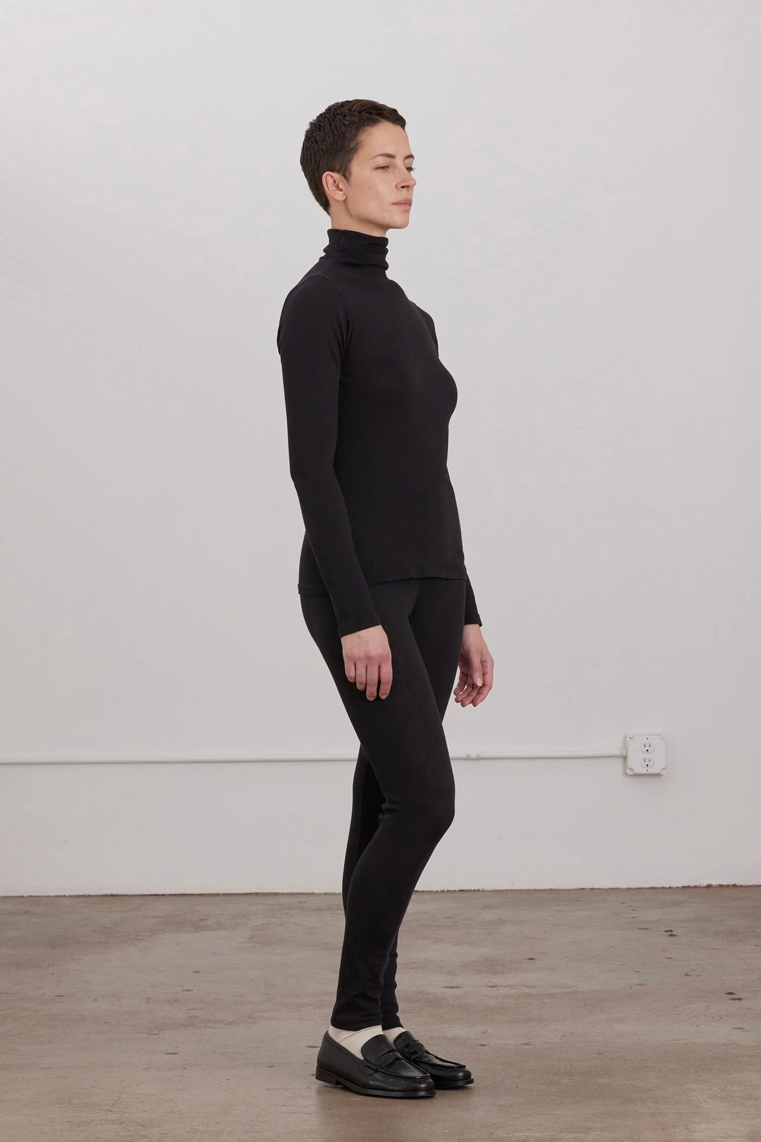Black Crane / Leggings / Black