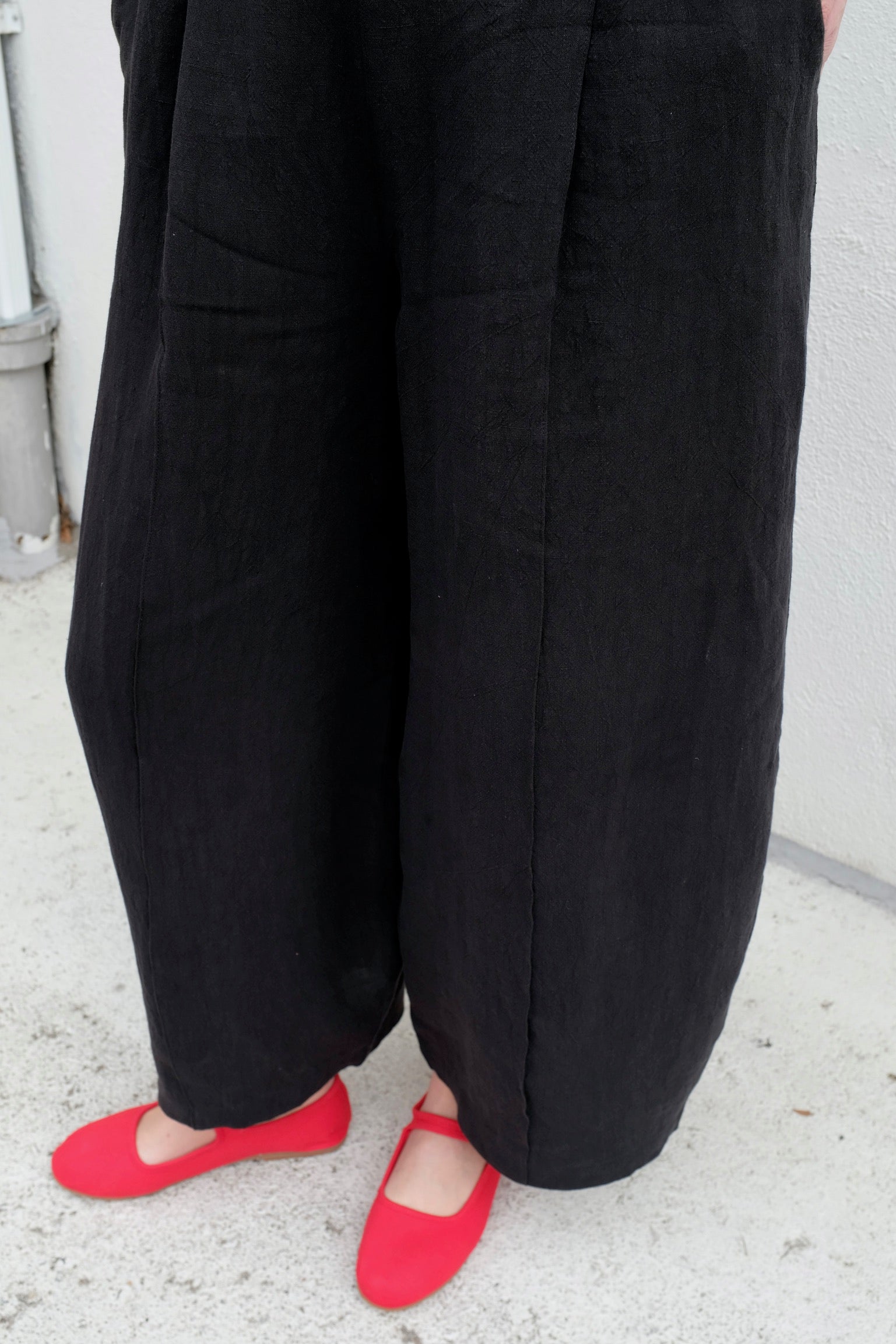 Yves Pant / Black Linen