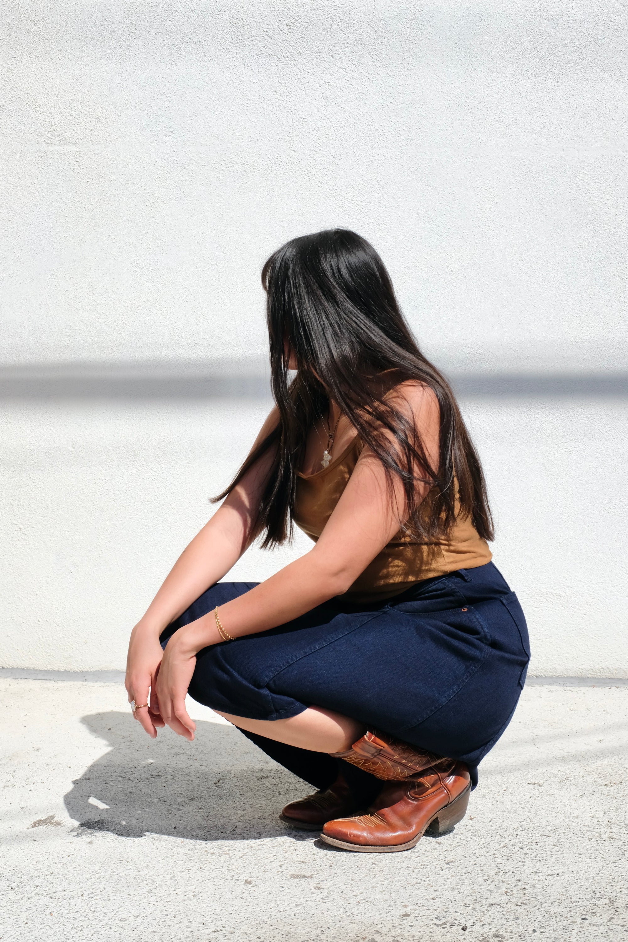 B Sides Simone Skirt / Indigo Rinse