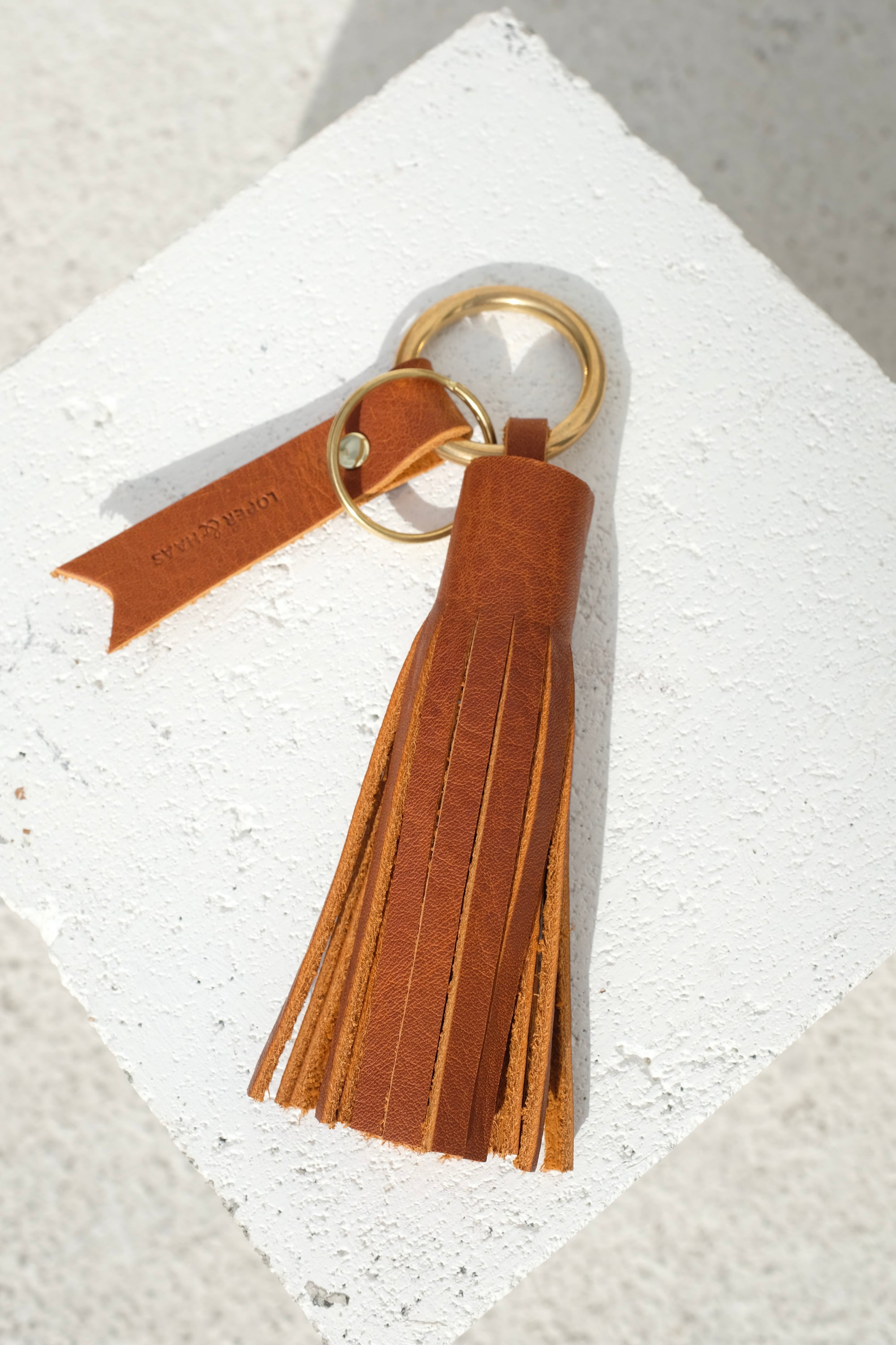 Loper & Haas Tassel Keychain / Cinnamon O