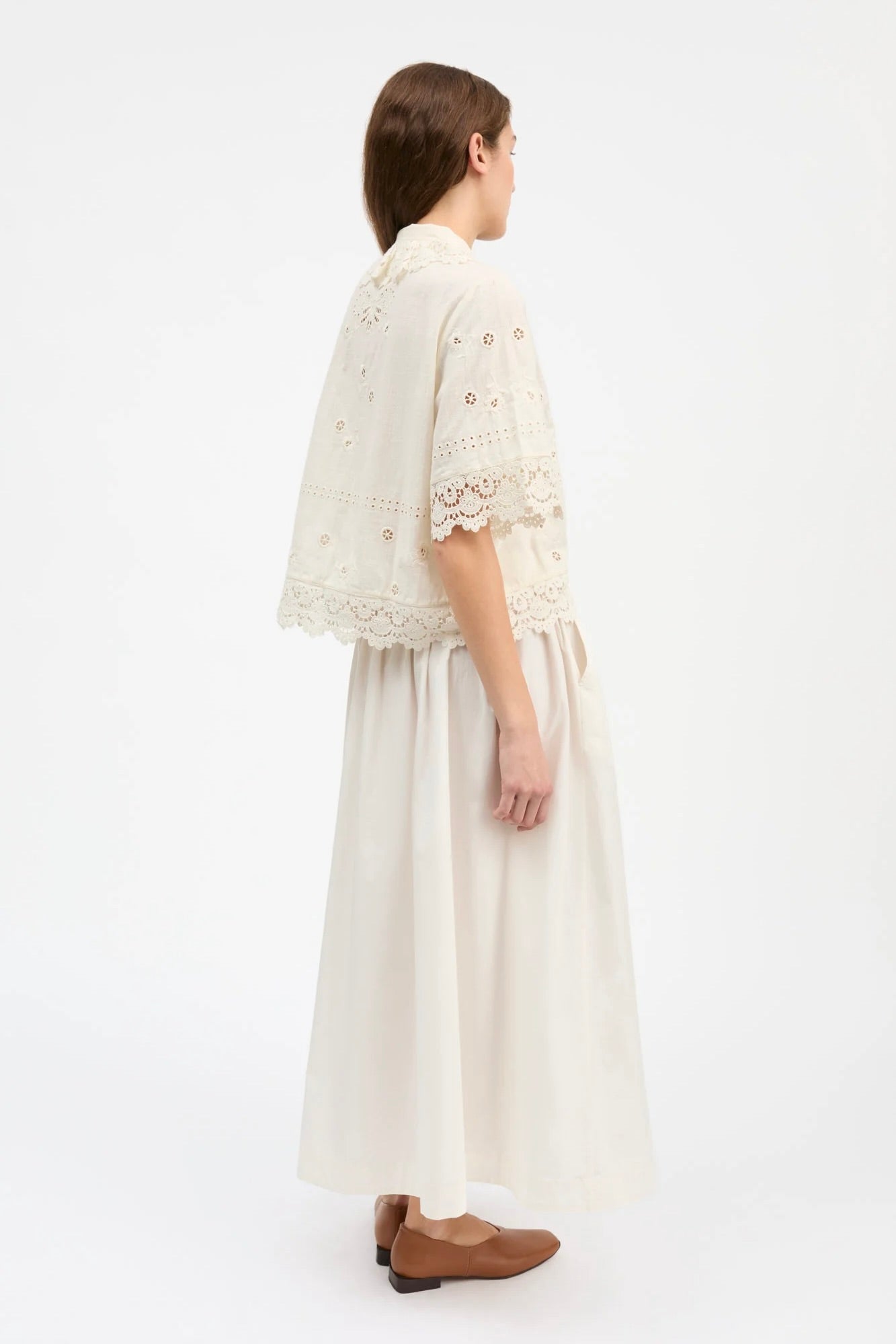 Talia Shirt / Antique White