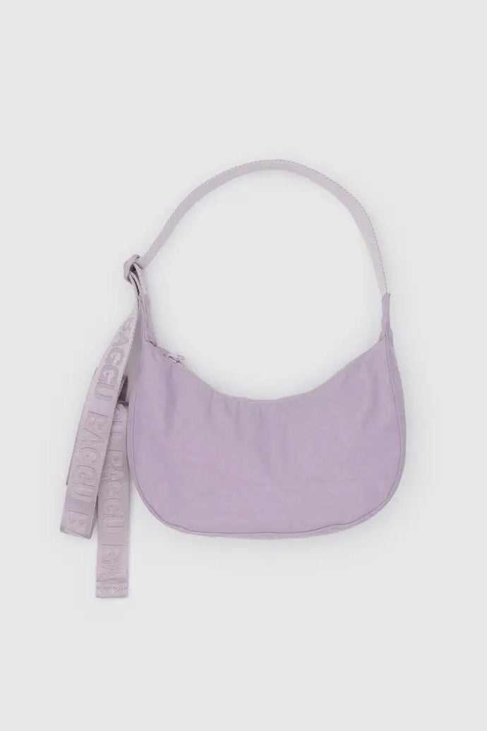 Baggu Small Nylon Crescent Bag / Dusty Pink