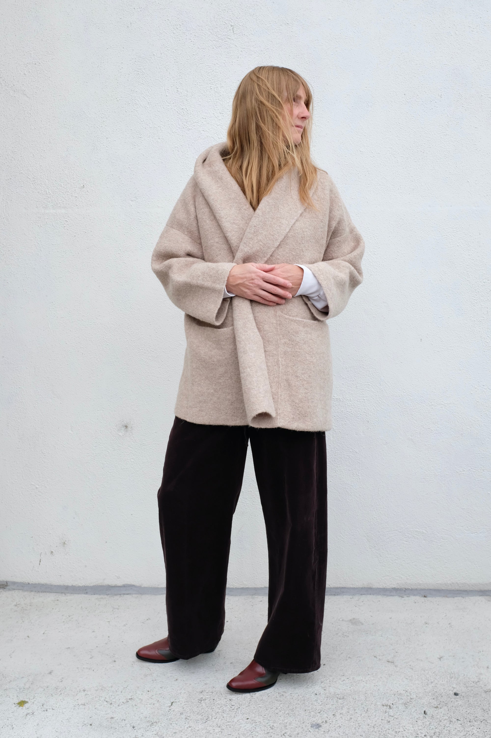 Lauren Manoogian Double Face Coat / Oak