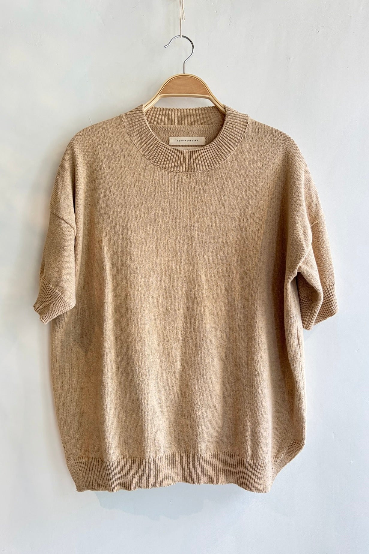 Pre-Loved / Cordera Soft Cotton Knit Tee / Nougat / One Size