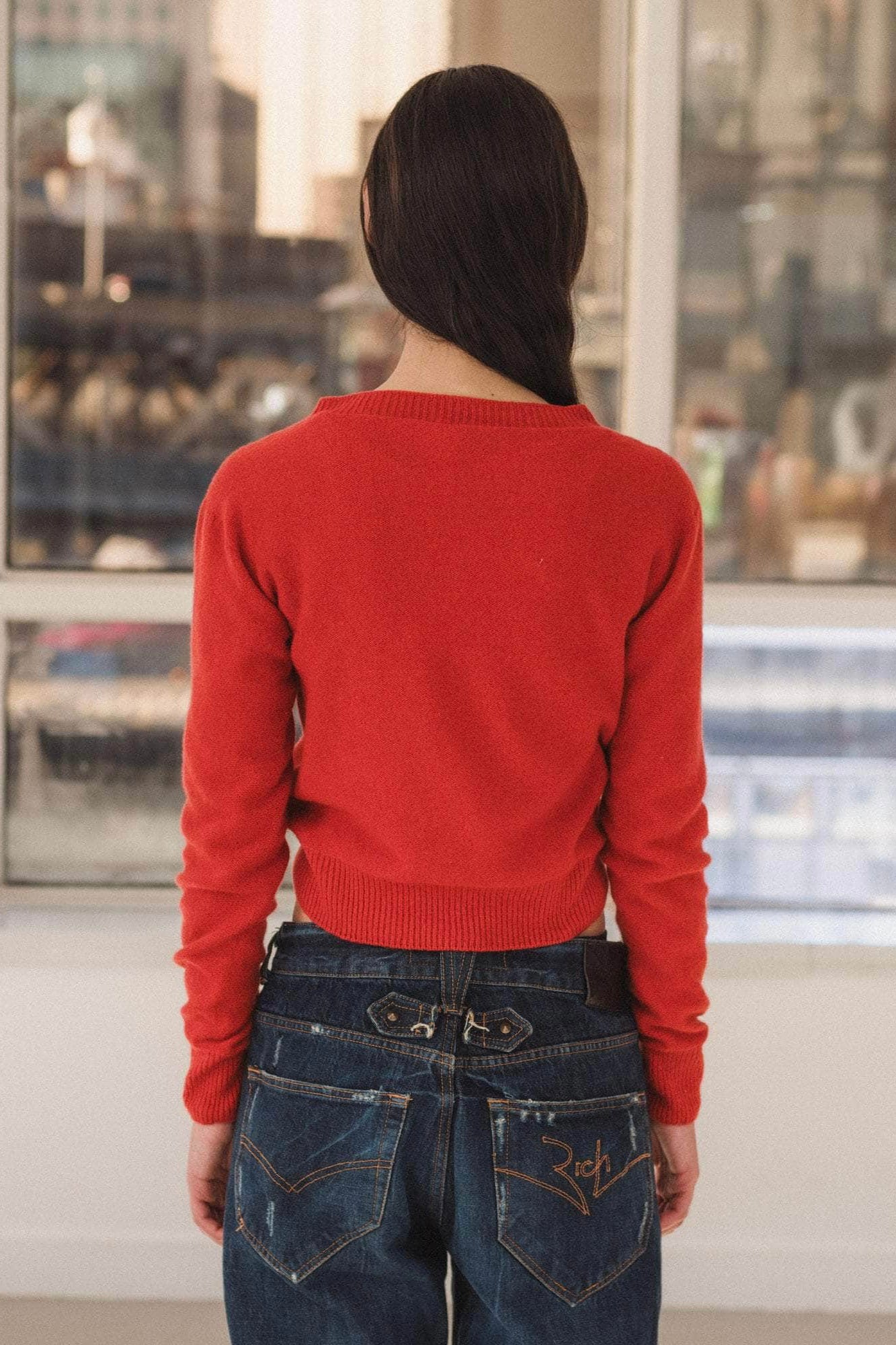 Baserange Tier Sweater / Melagrano Red