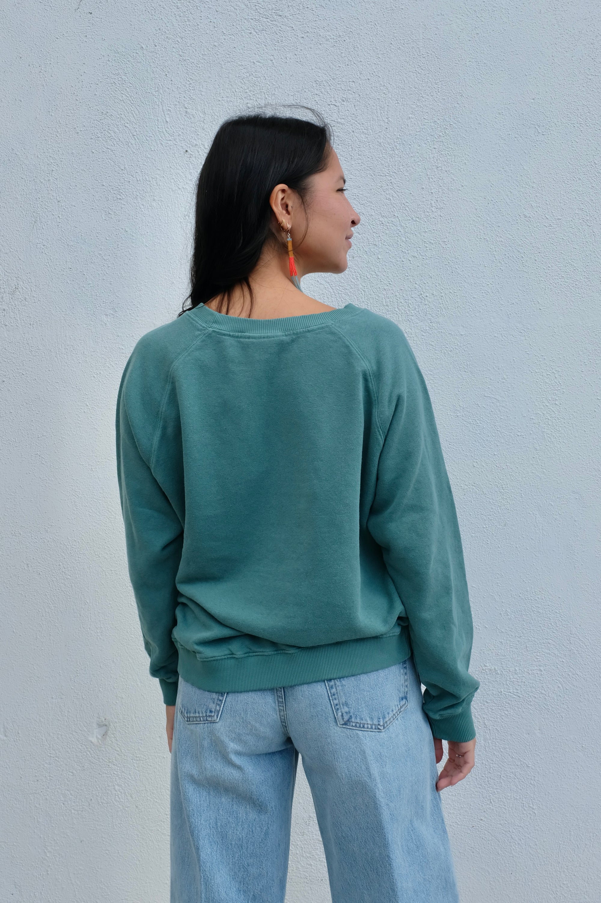 Jungmaven Bonfire Long Sleeve Raglan / Teal