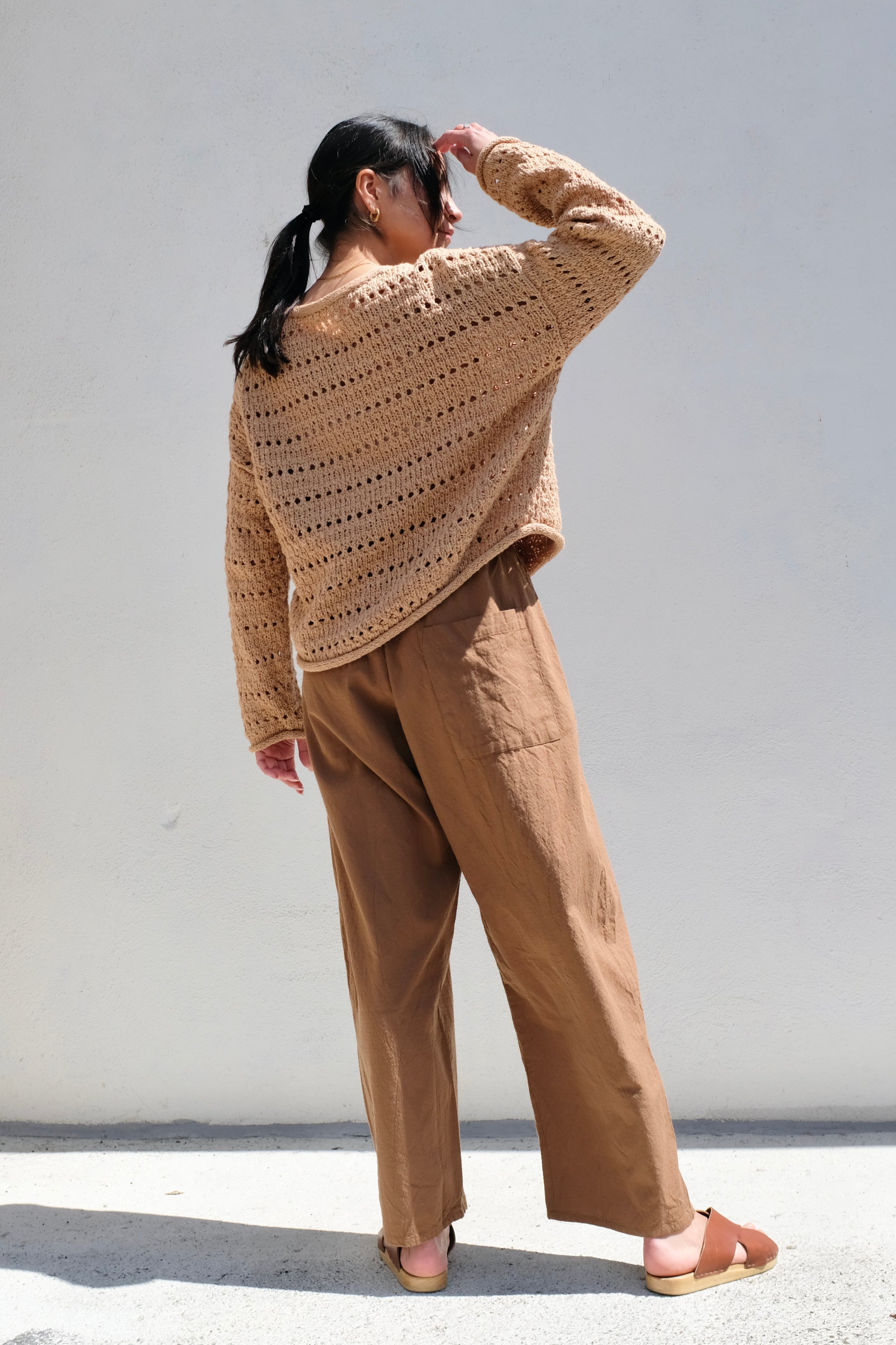 Wol Hide Open Pullover / Tannin