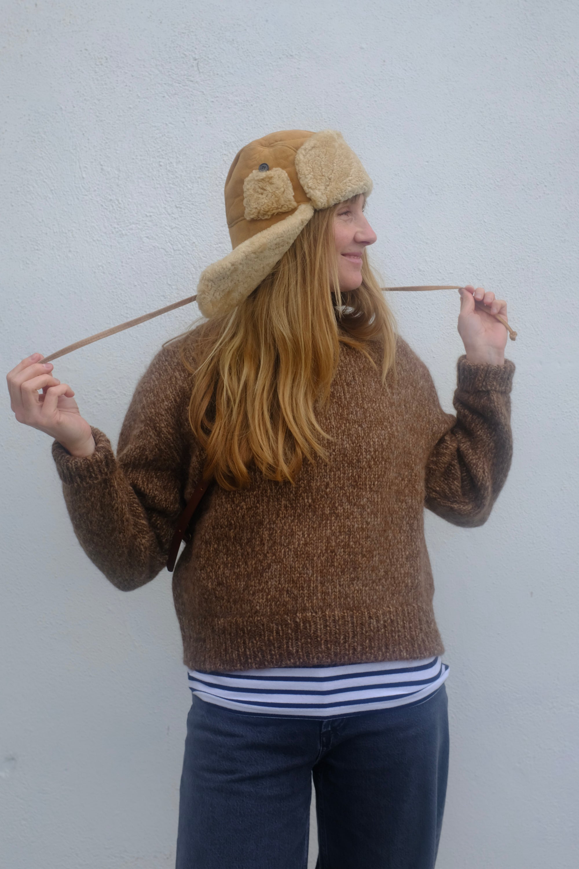 Milo & Dexter Aviator Cap / Light Brown