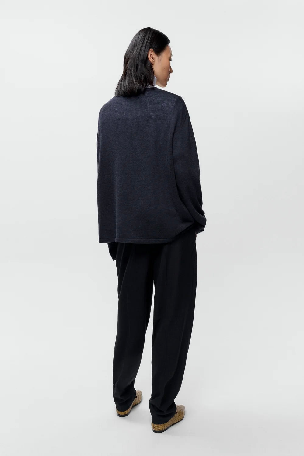 Cordera Merino Wool Long-Sleeve T-Shirt / Anthracite