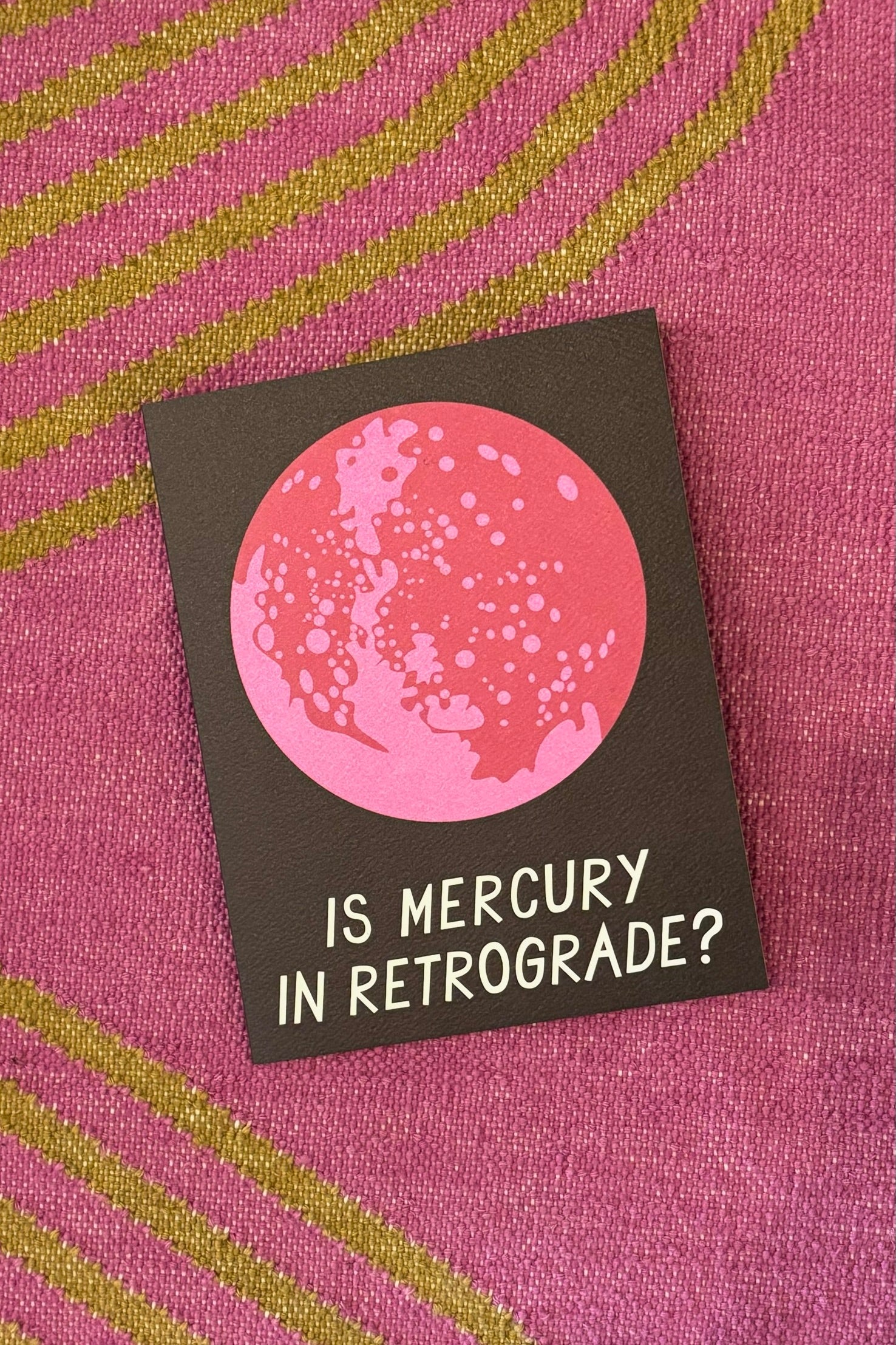 Note Card / Is Mercury In Retrograde?