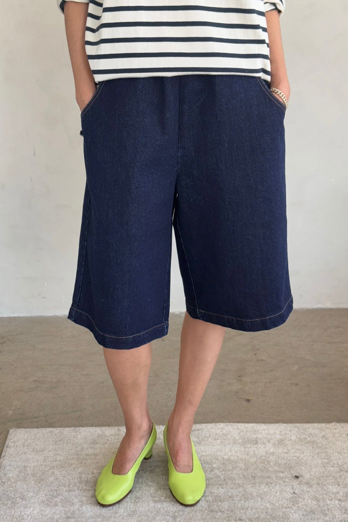 Le Bon Shoppe Liam Bermuda Shorts / Raw Denim