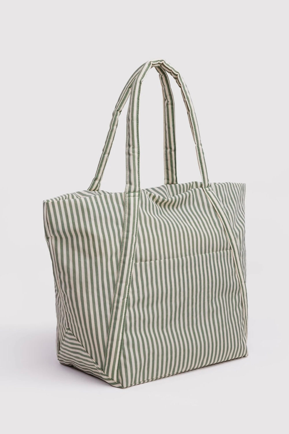 BAGGU Cloud Bag / Sage Stripe