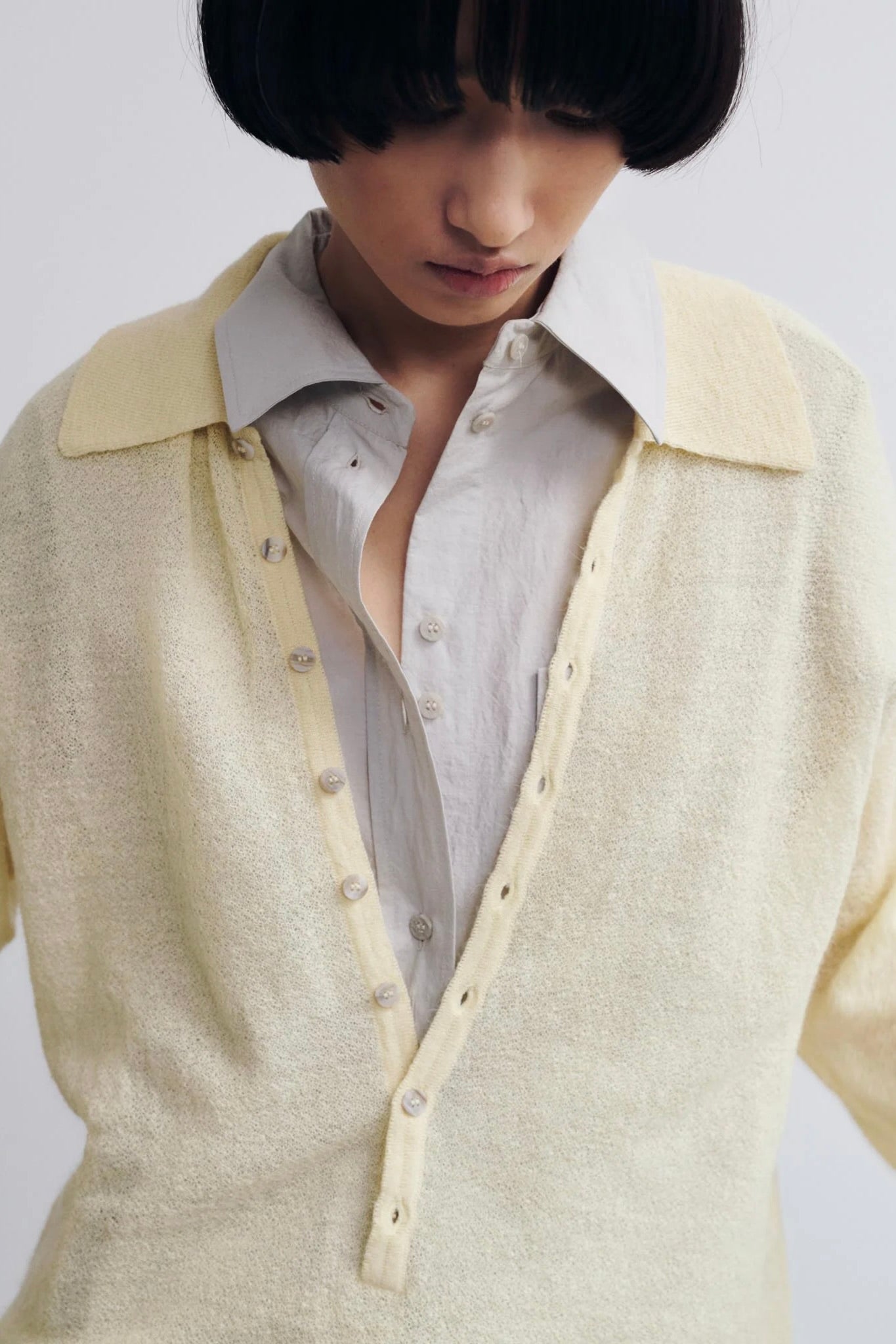 RUS Bikou Polo Sweater / Butter