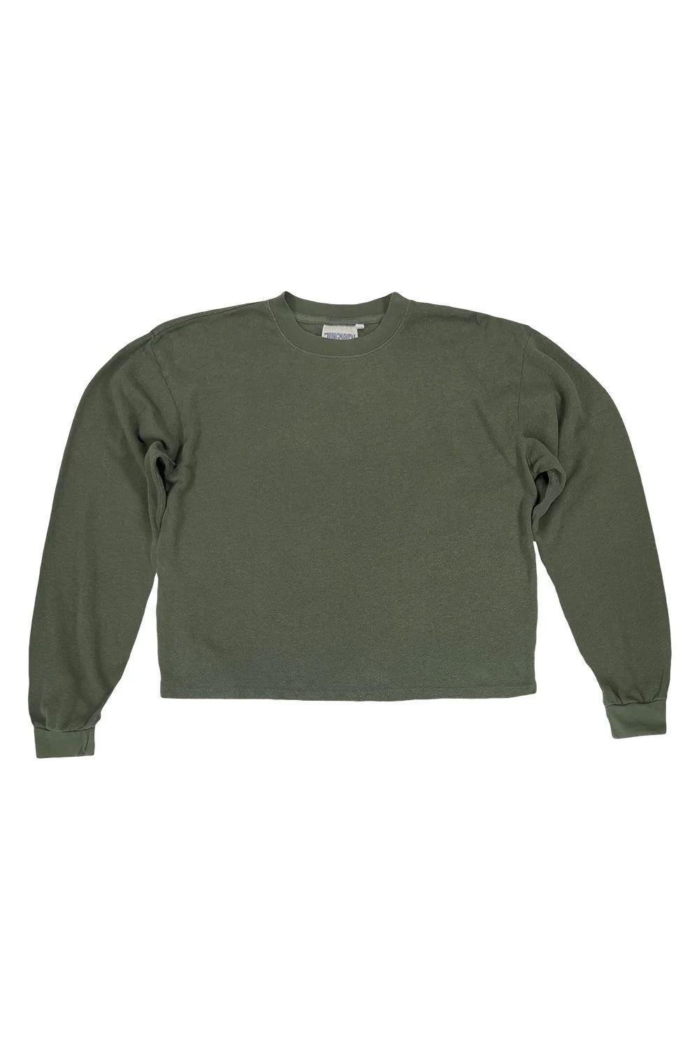 Jungmaven Cropped Long Sleeve Tee / Olive Green
