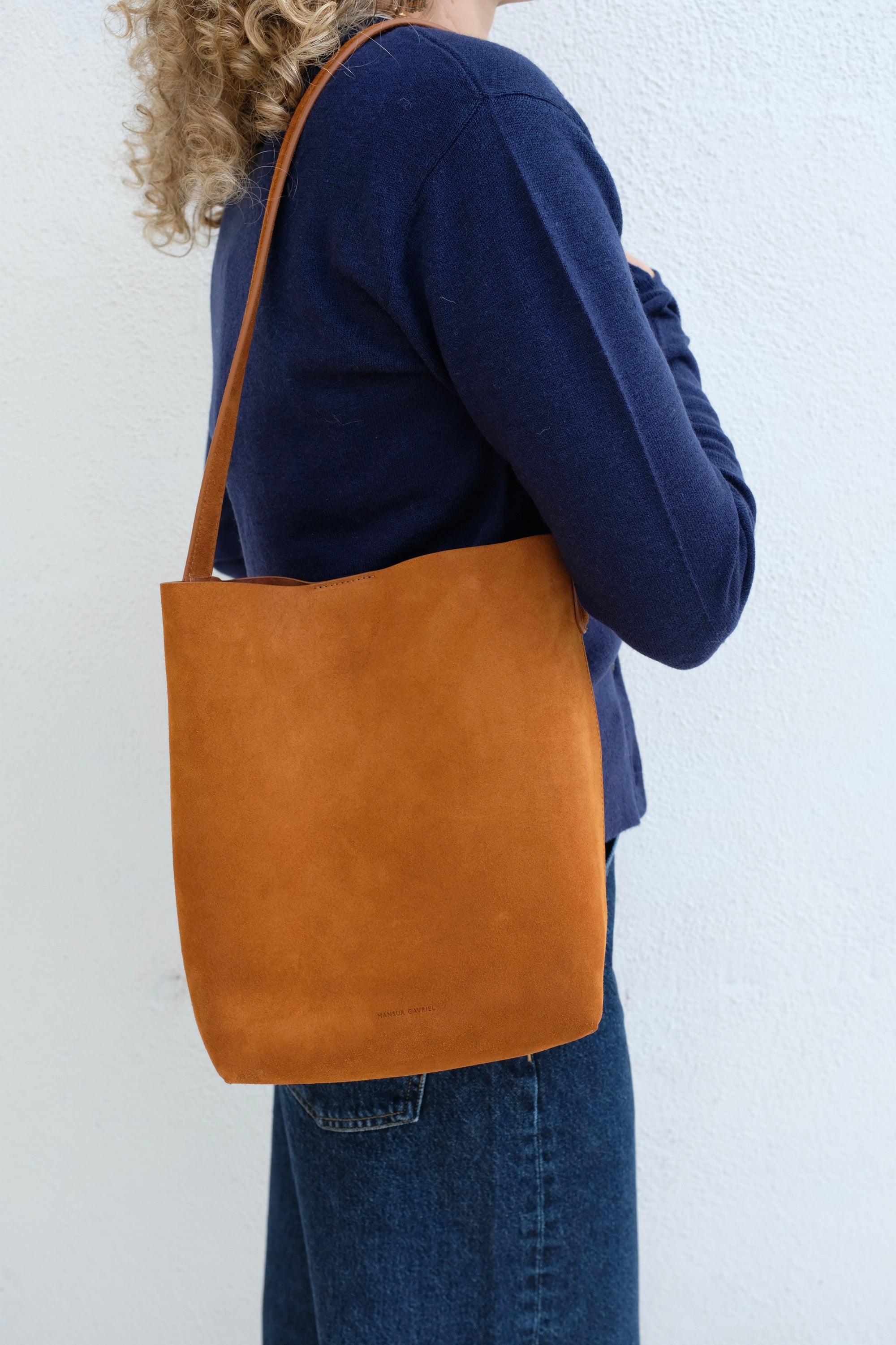 Mansur Gavriel Small Everyday Cabas / Saddle Suede