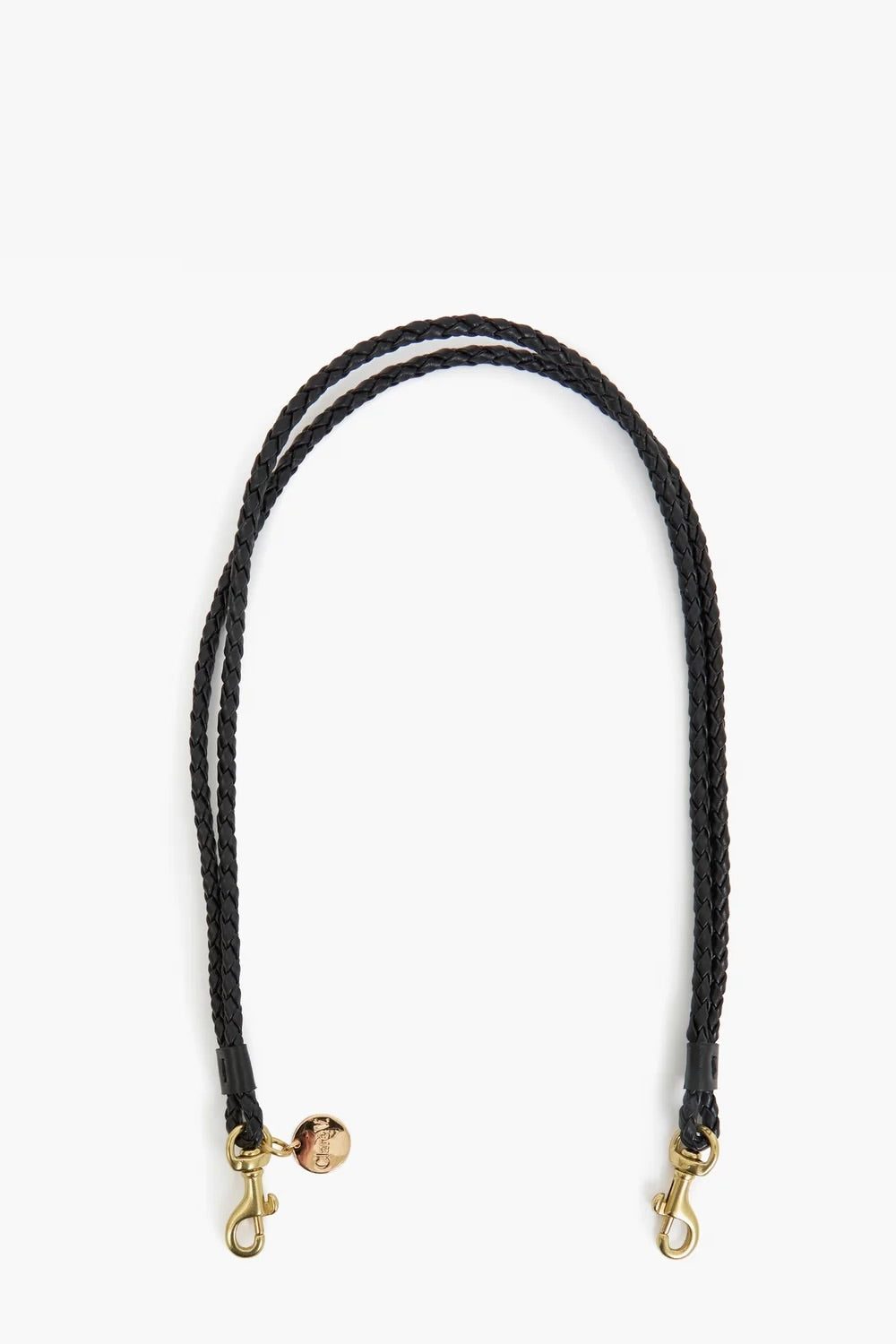 Petite Double Braid Shoulder Strap / Black
