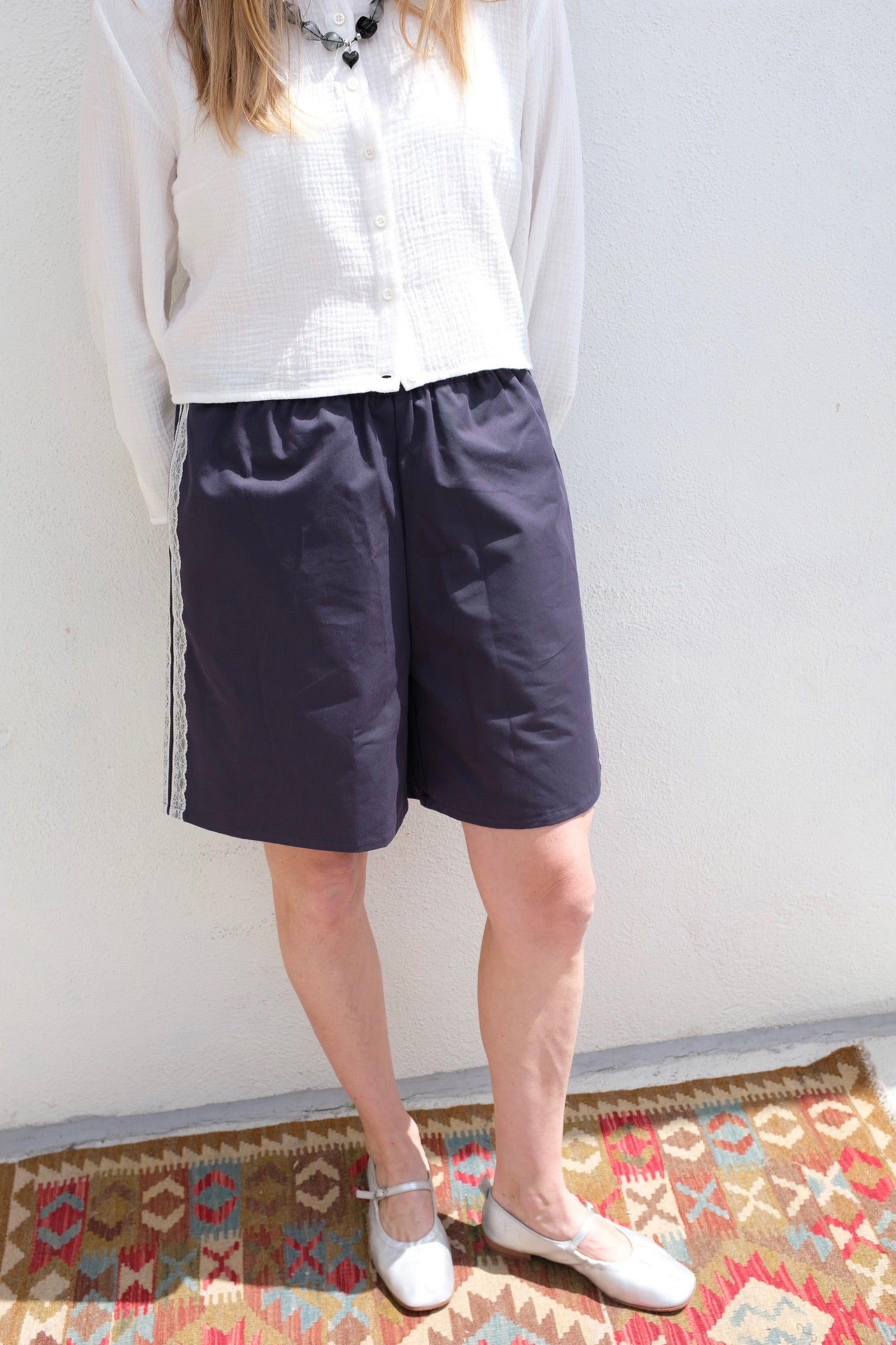 A Bronze Age Alfred Shorts / Navy Twill
