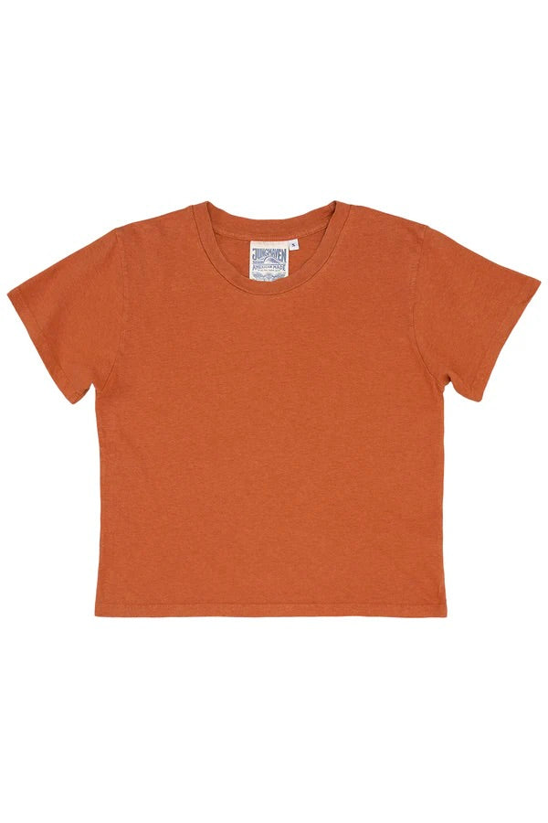 Jungmaven Cropped Lorel Tee / Pumpkin Spice