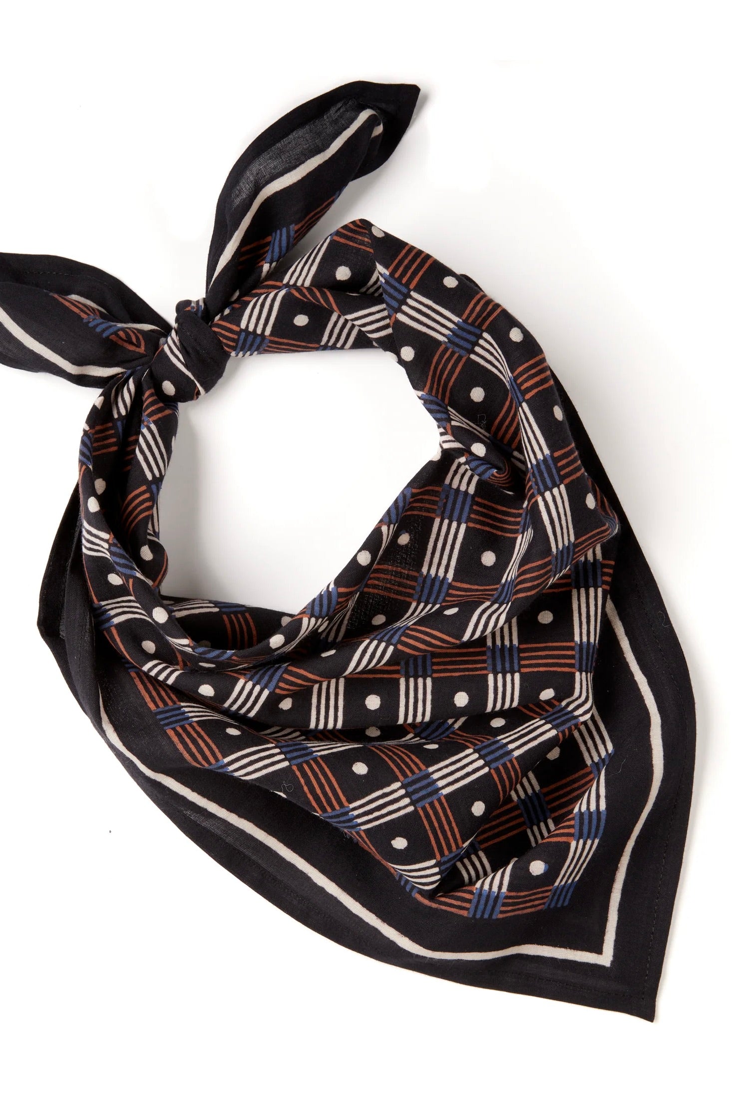 Block Shop textiles Martin Bandana / Black