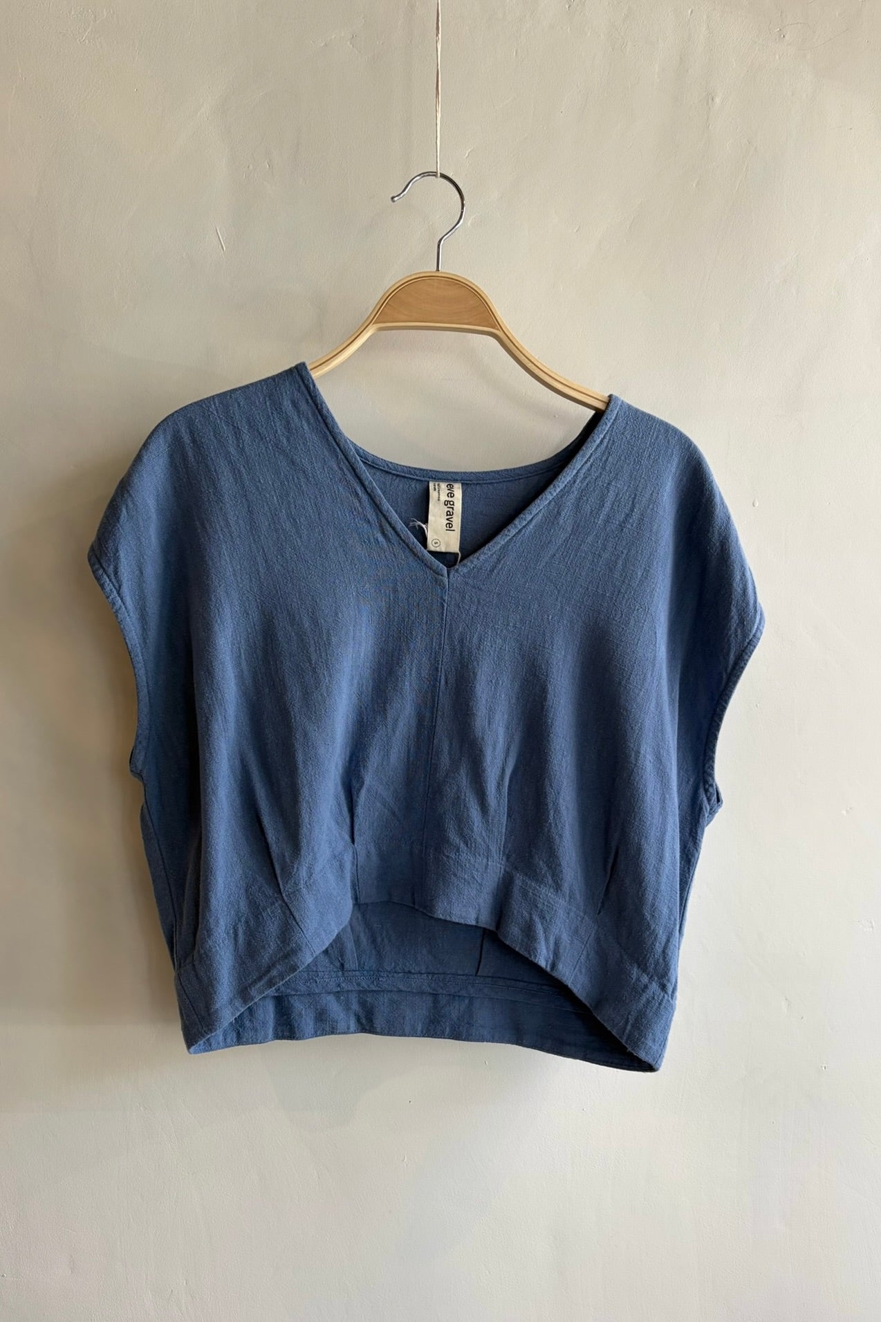 Pre-Loved / Eve Gravel Cropped Top / Azur / Size Small