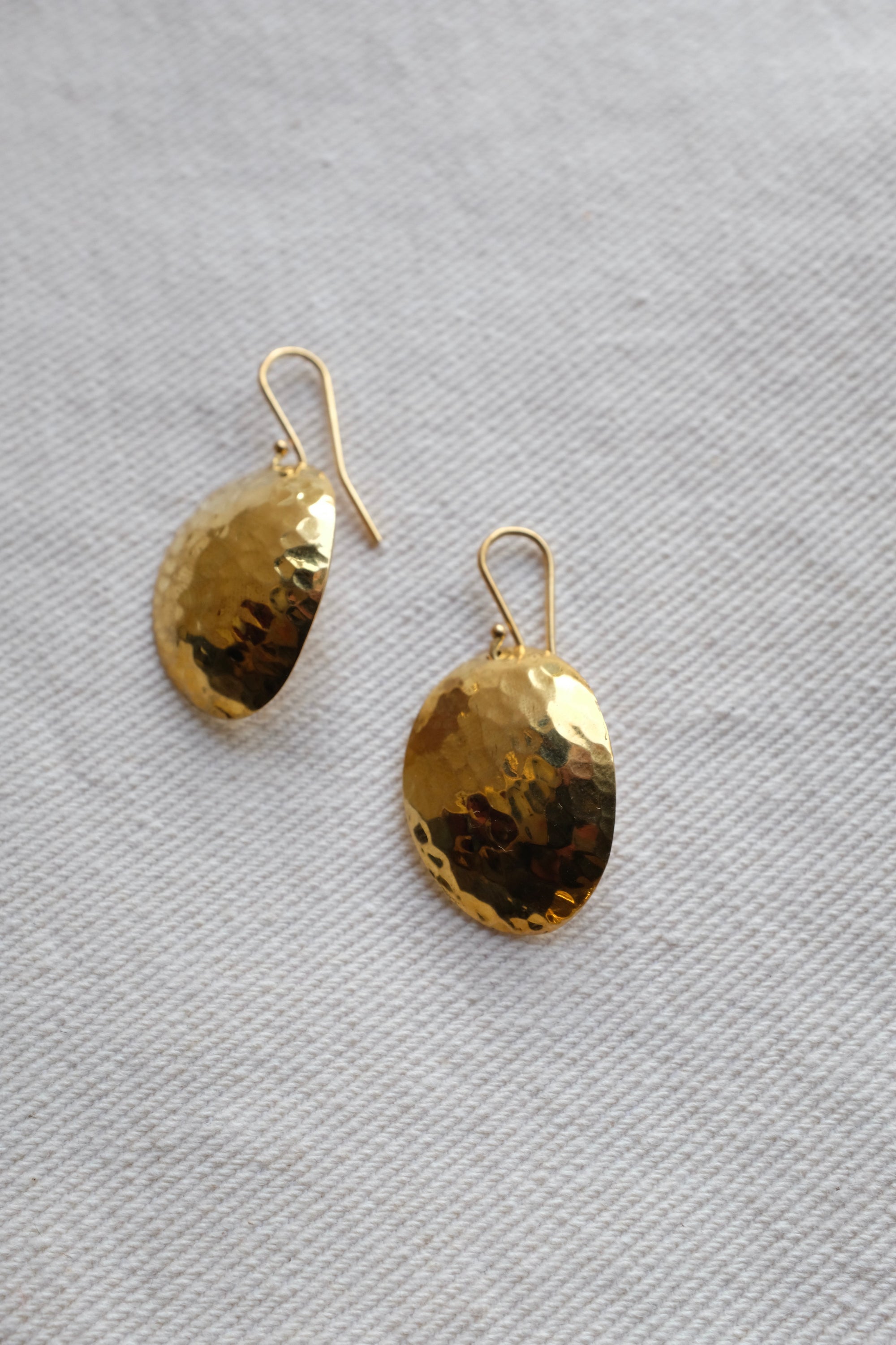Truvai Romy Earrings / Upcycled 18kt gold plated brass