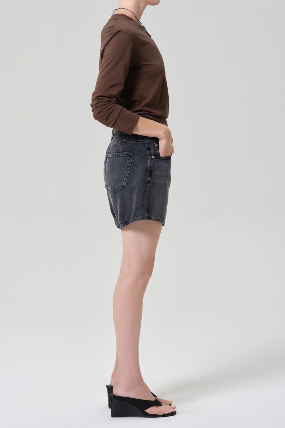 Citizens Of Humanity Billie Relaxed Short / Vintage Black