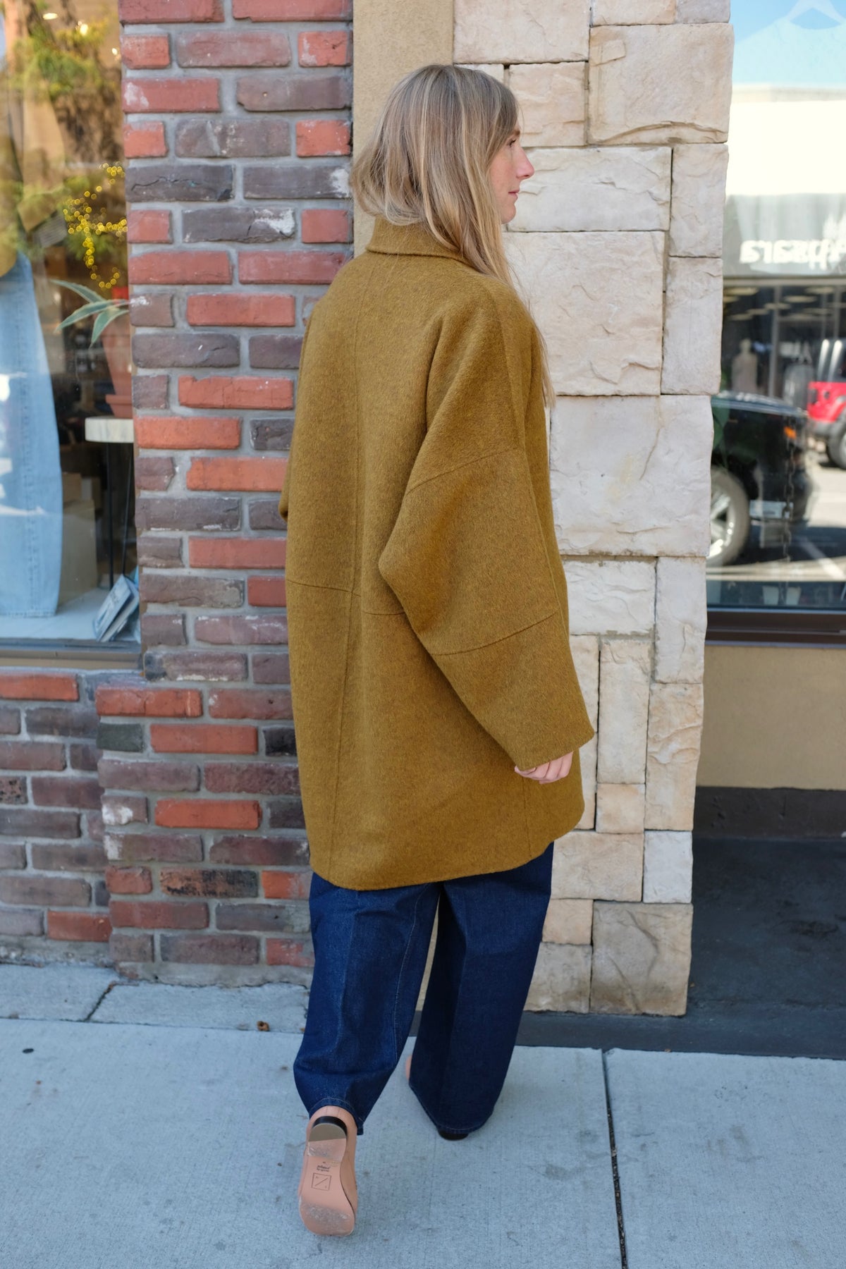 Rachel Comey Double Loft Wool Field Coat / Gold