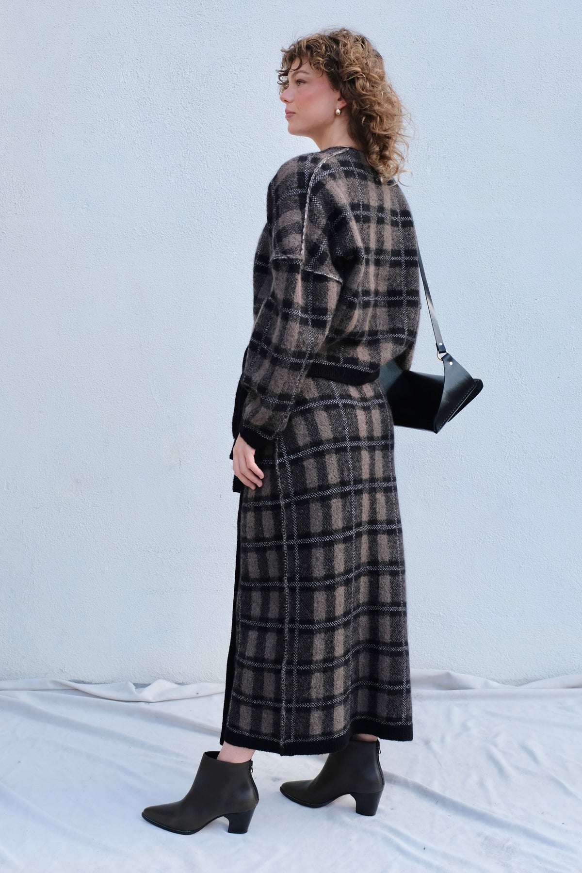 Coperta Skirt / Black + Taupe