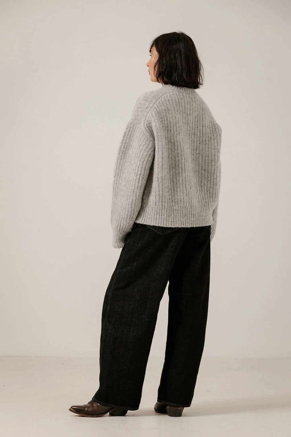 Lofty Alpaca Crewneck / Light Grey