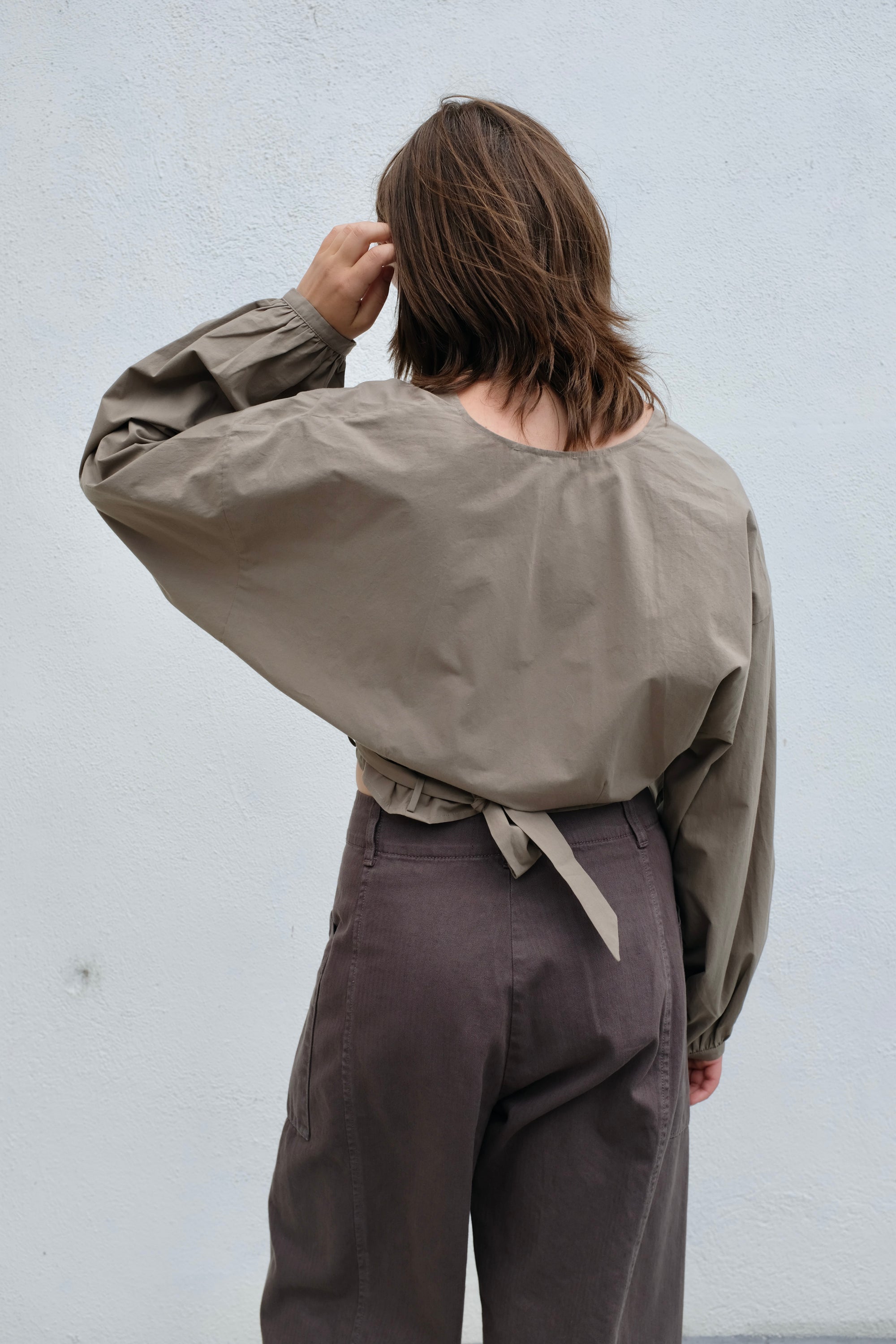 Shaina Mote Giverny Blouse Cotton / Umber