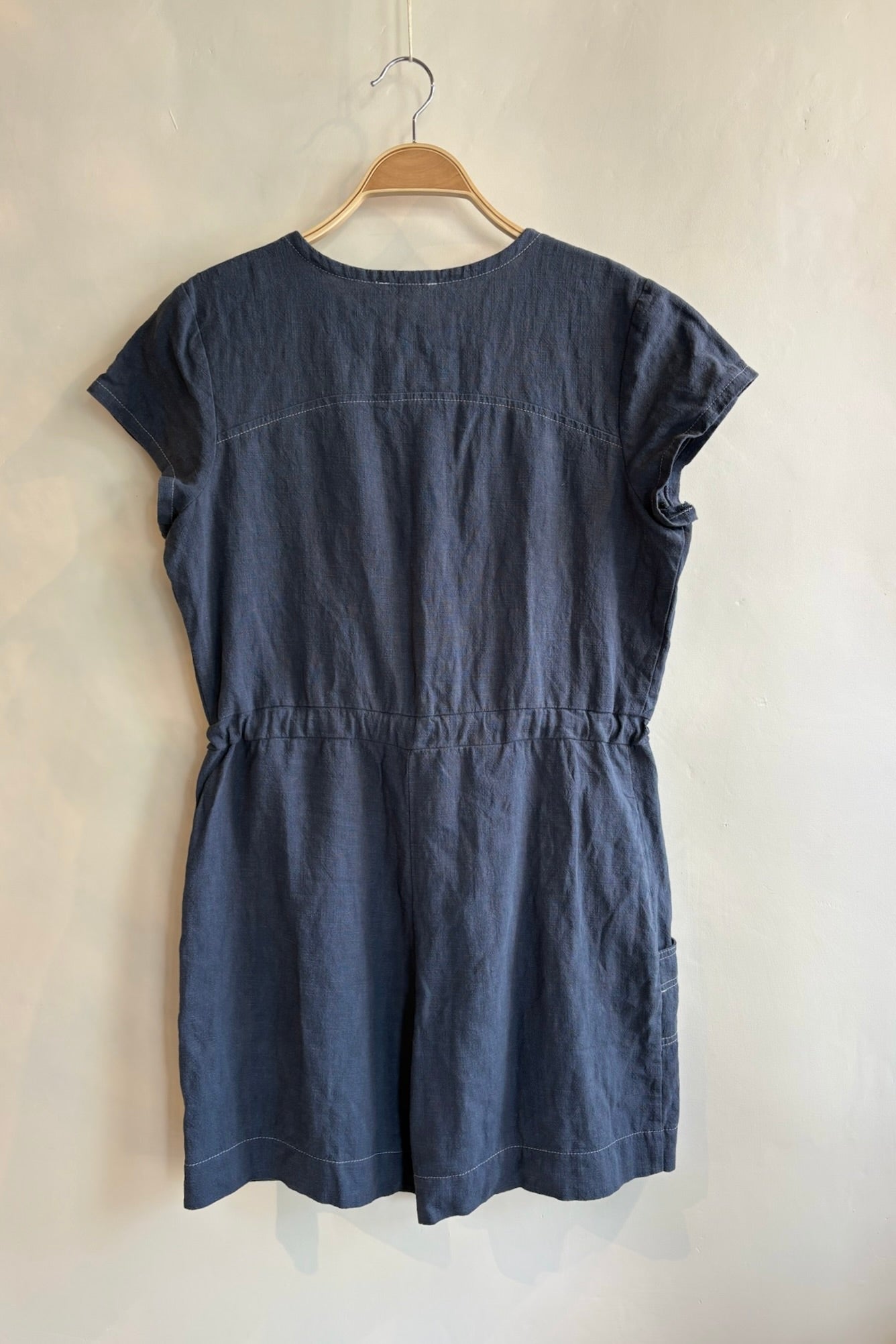 Pre-Loved / Jennifer Glasgow Steel Blue Romper / Size L