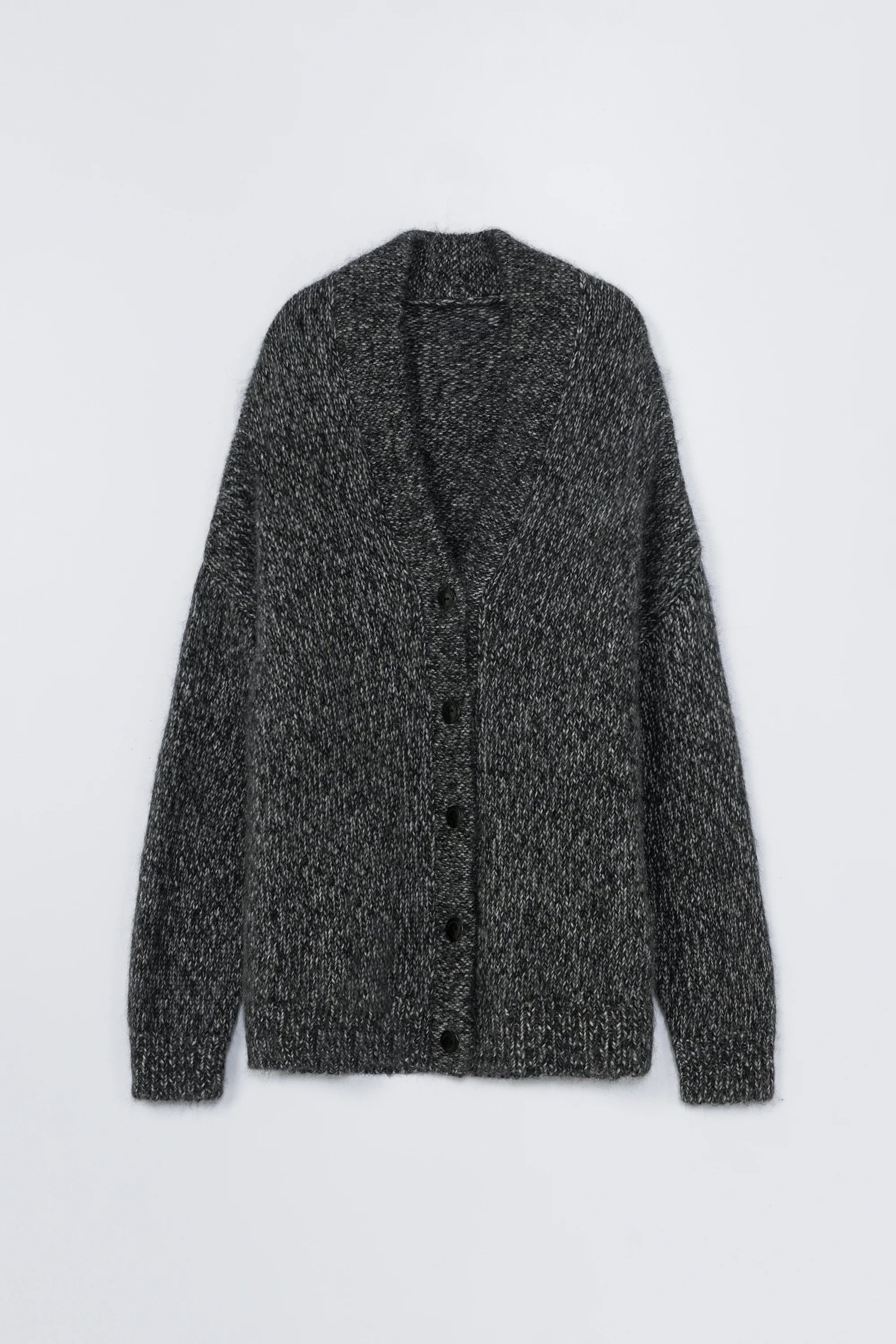 Cordera Oversized Cardigan / Black Melange