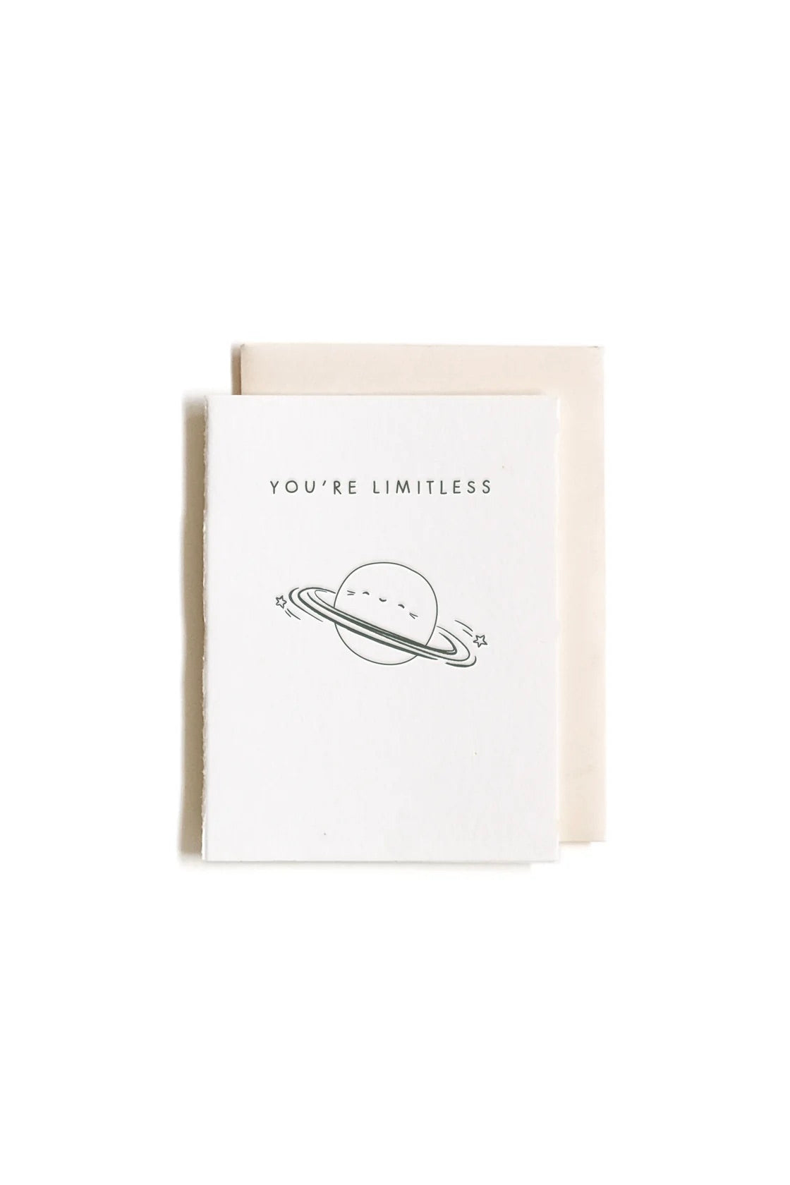 Homework Letterpress You're Limitless / Planet Mini