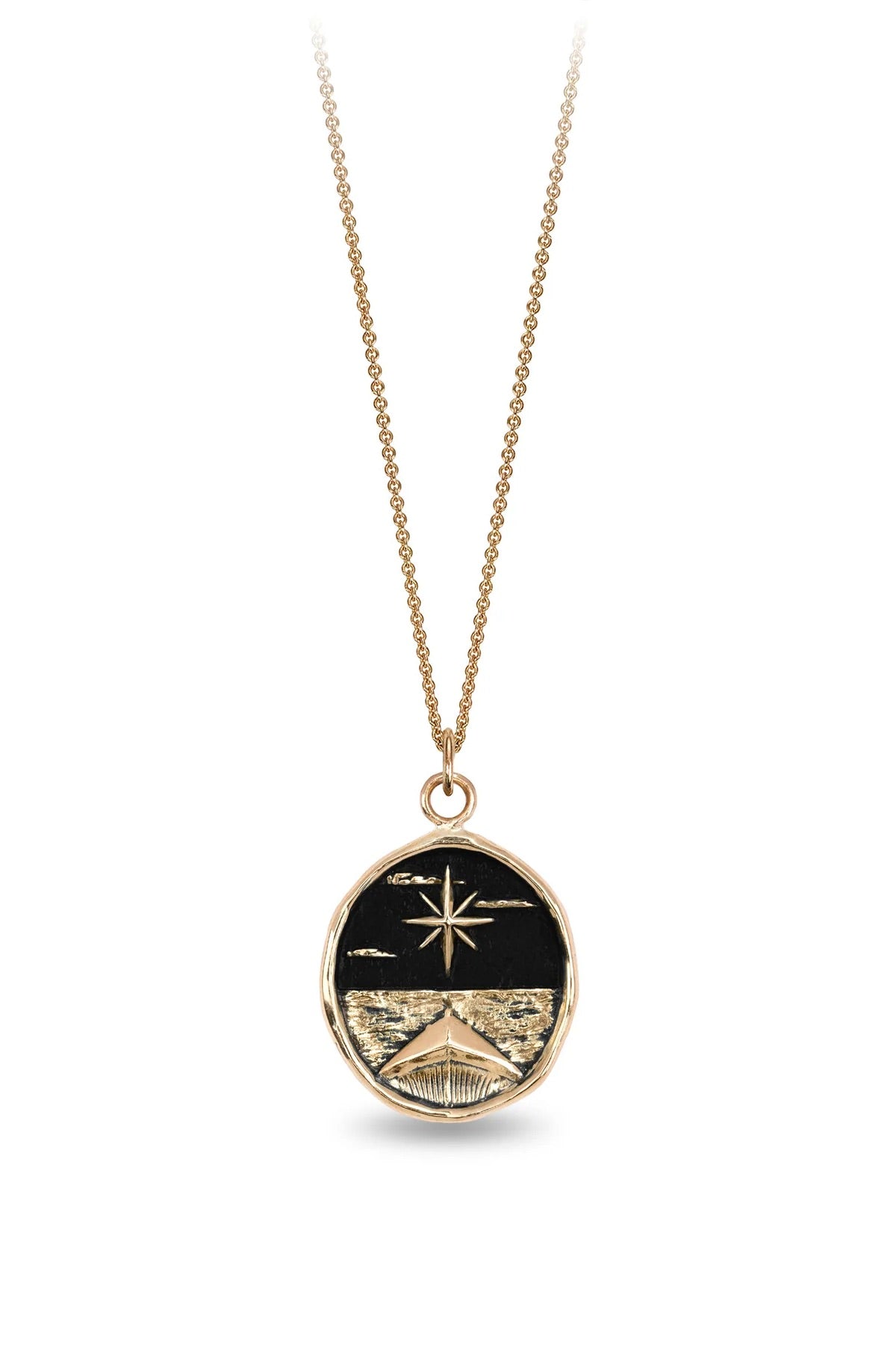 Pyrrha / Pop-Up / Fine Jewelry / North Star 14K Gold Talisman