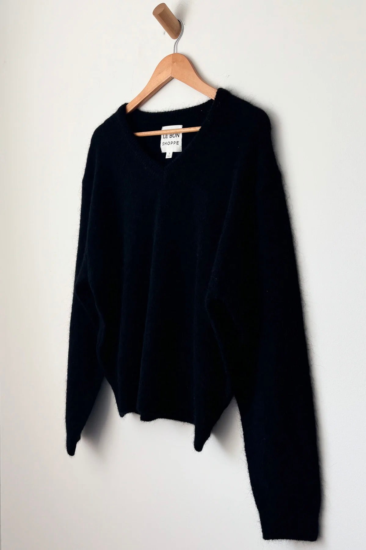 Le Bon Shoppe James Mohair Sweater / Black