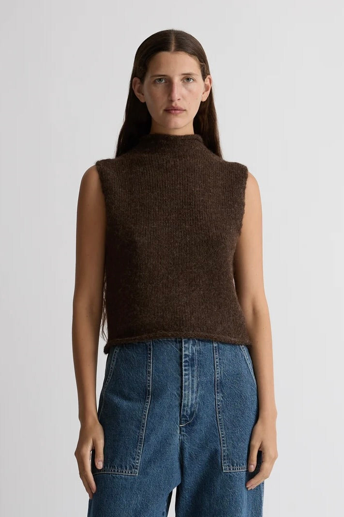 Shaina Mote Roll Vest / Mud