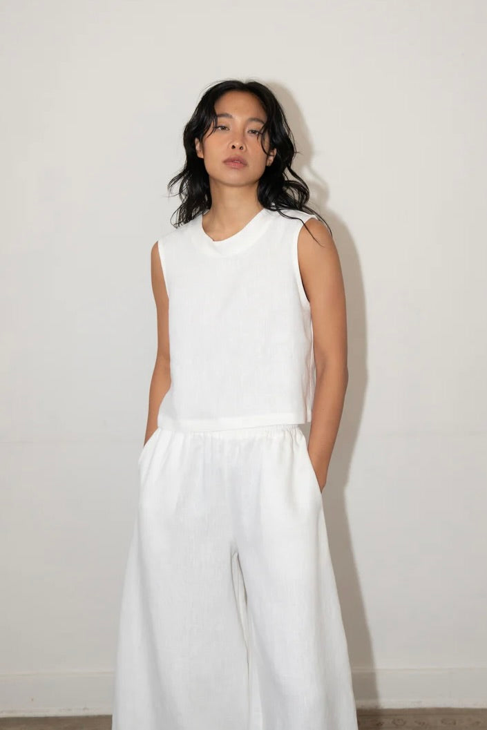 Zii Ropa Kono Top / White
