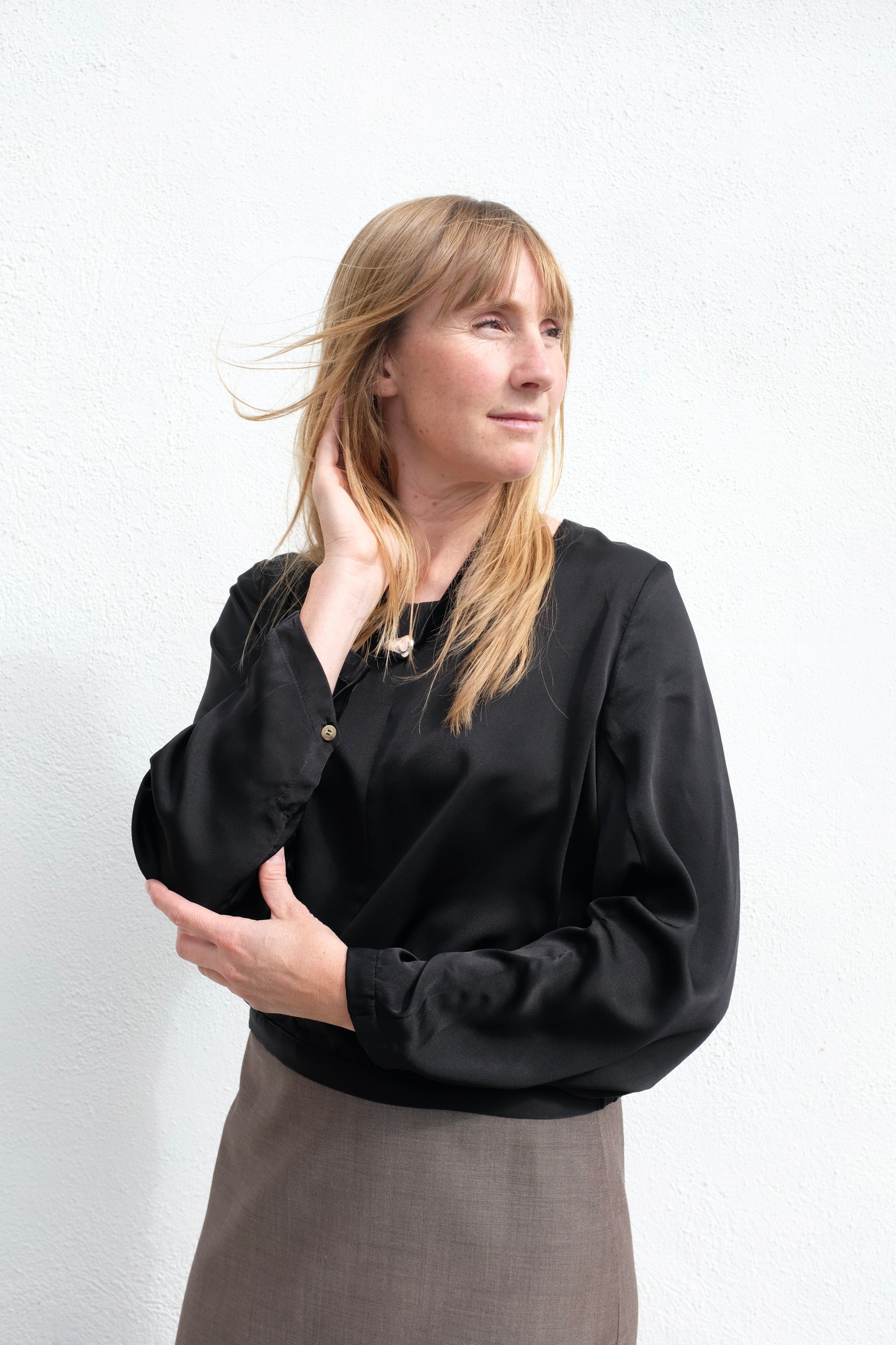 Atelier Delphine Brigitte Blouse / Black
