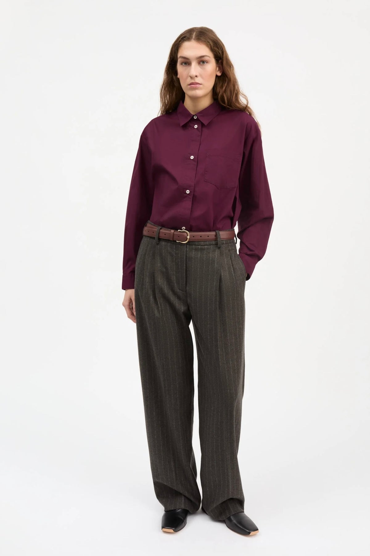 Edgar Shirt / Aubergine