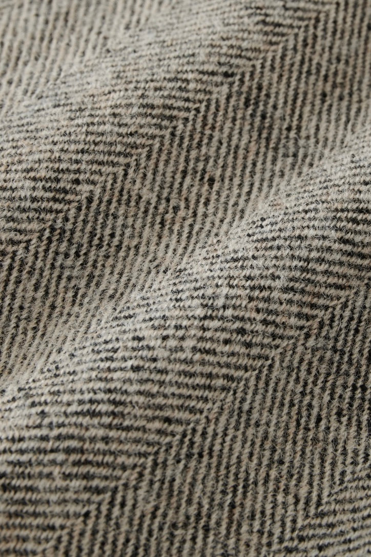 Studio Nicholson Seberg Wool Jacket / Black + White Herringbone