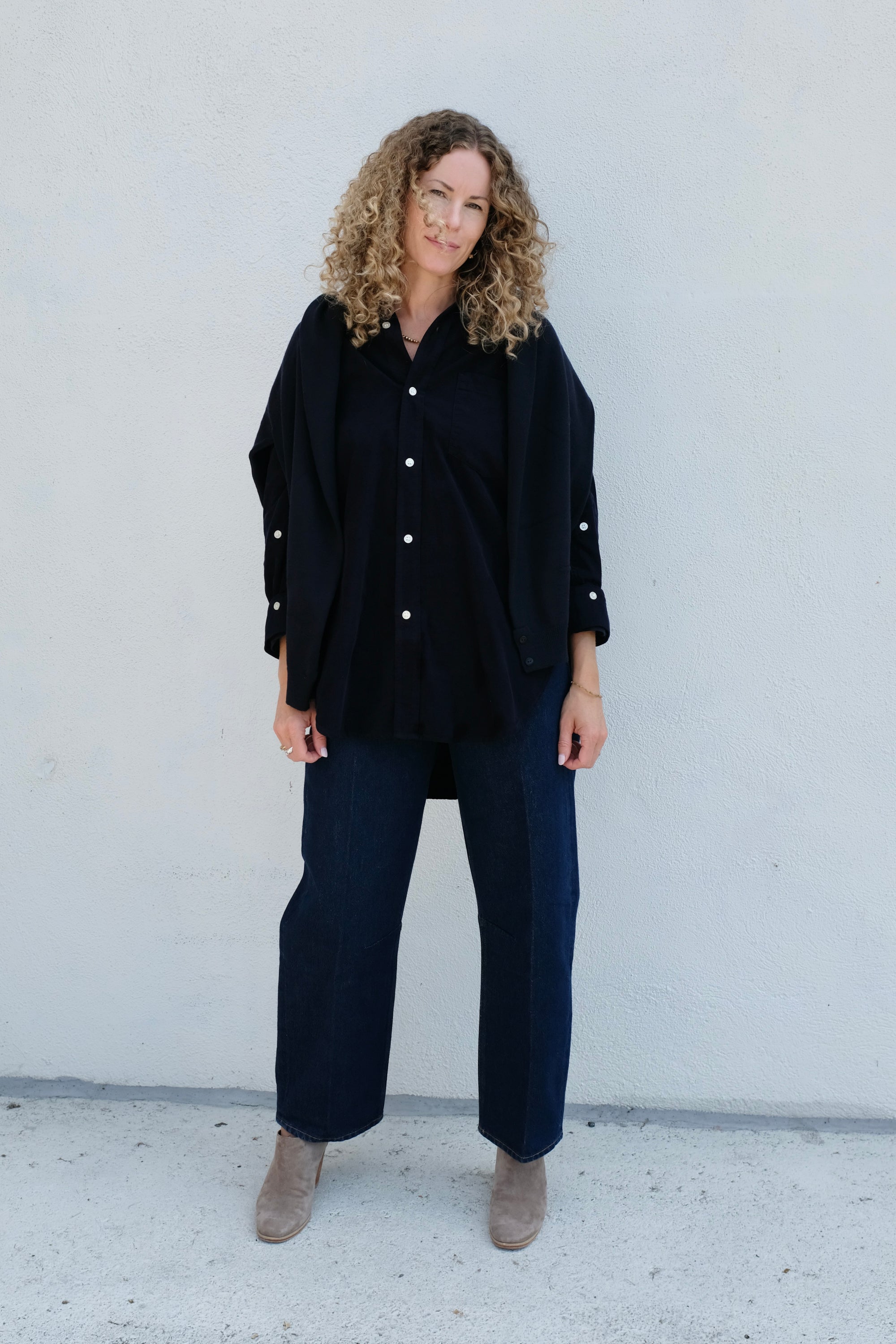Citizens of Humanity Kayla Shirt / Navy Corduroy