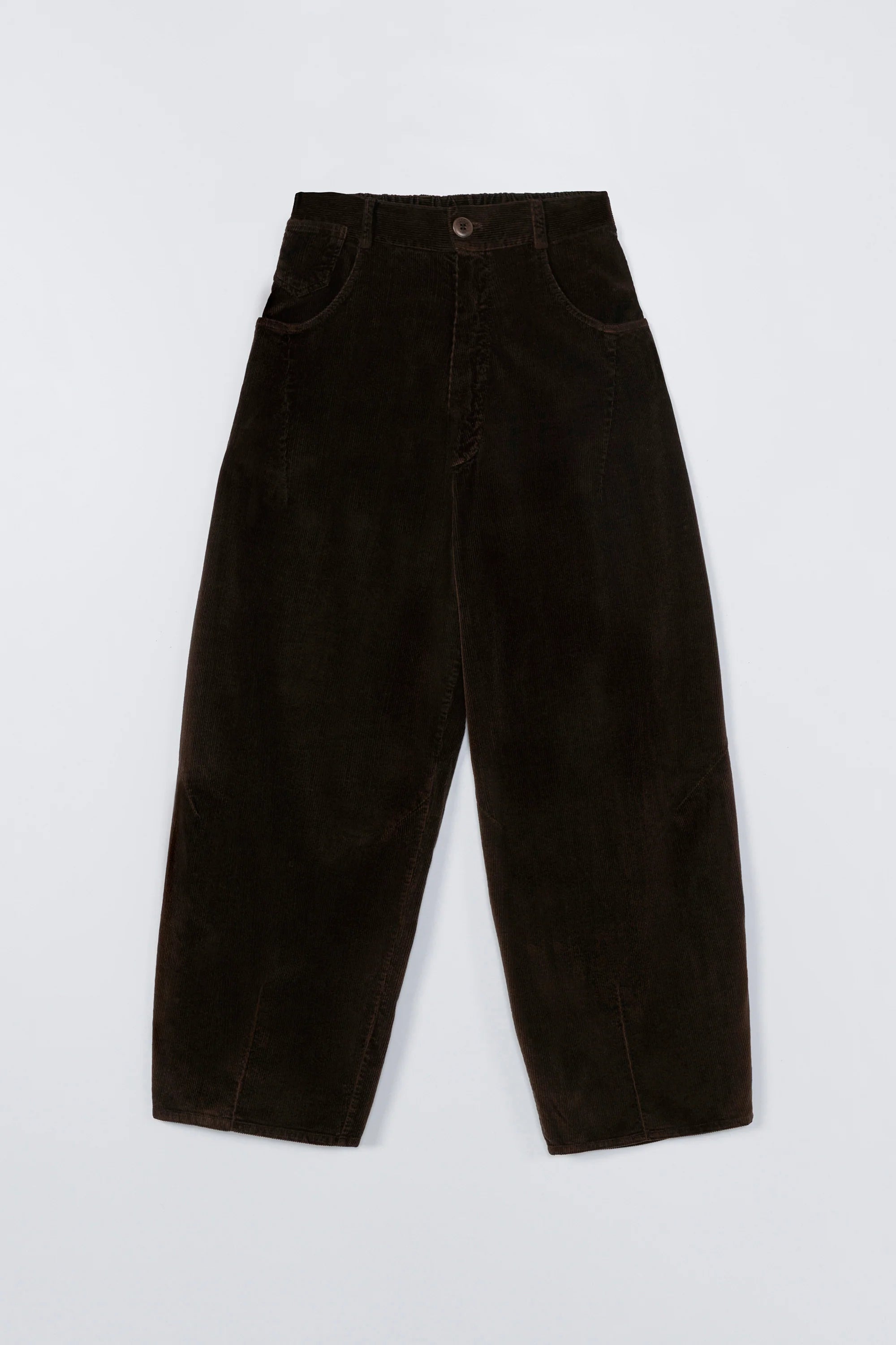 Cordera Corduroy Baggy Pants / Brown