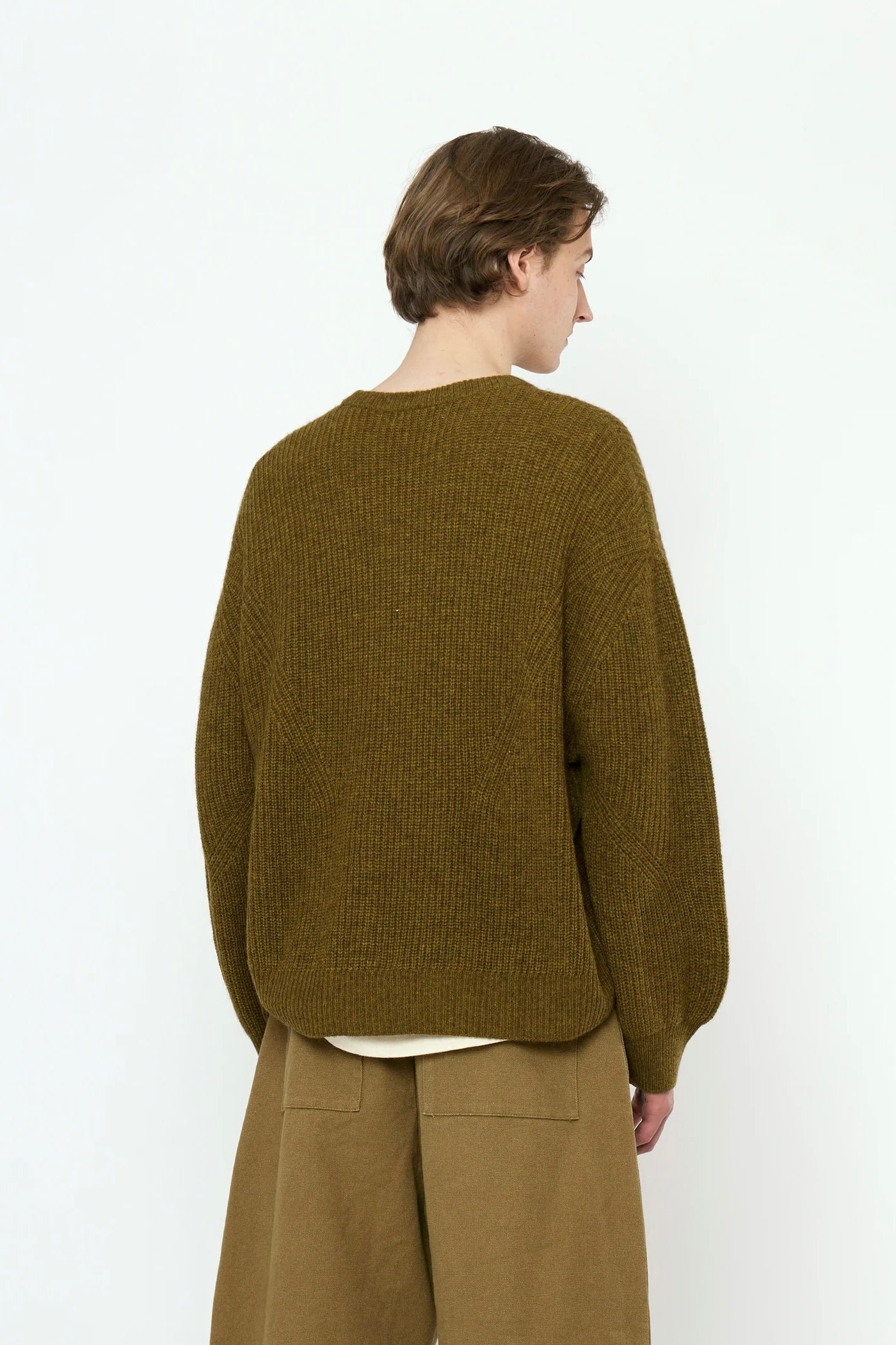 7115 by Szeki Signature Poet Sleeves Sweater Yak / Kelp