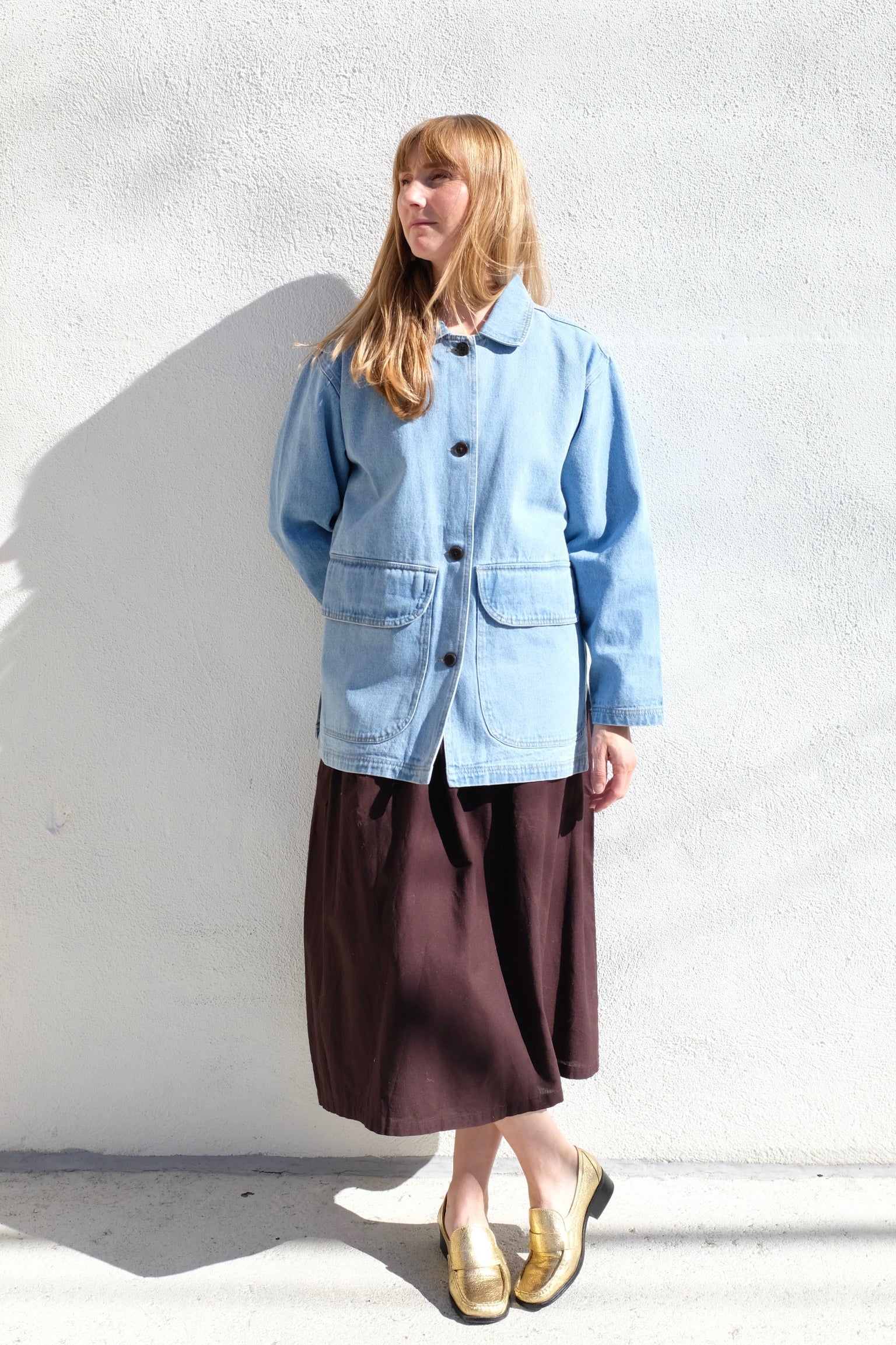Gillian Stevens Ingrid Jacket / Medium Blue