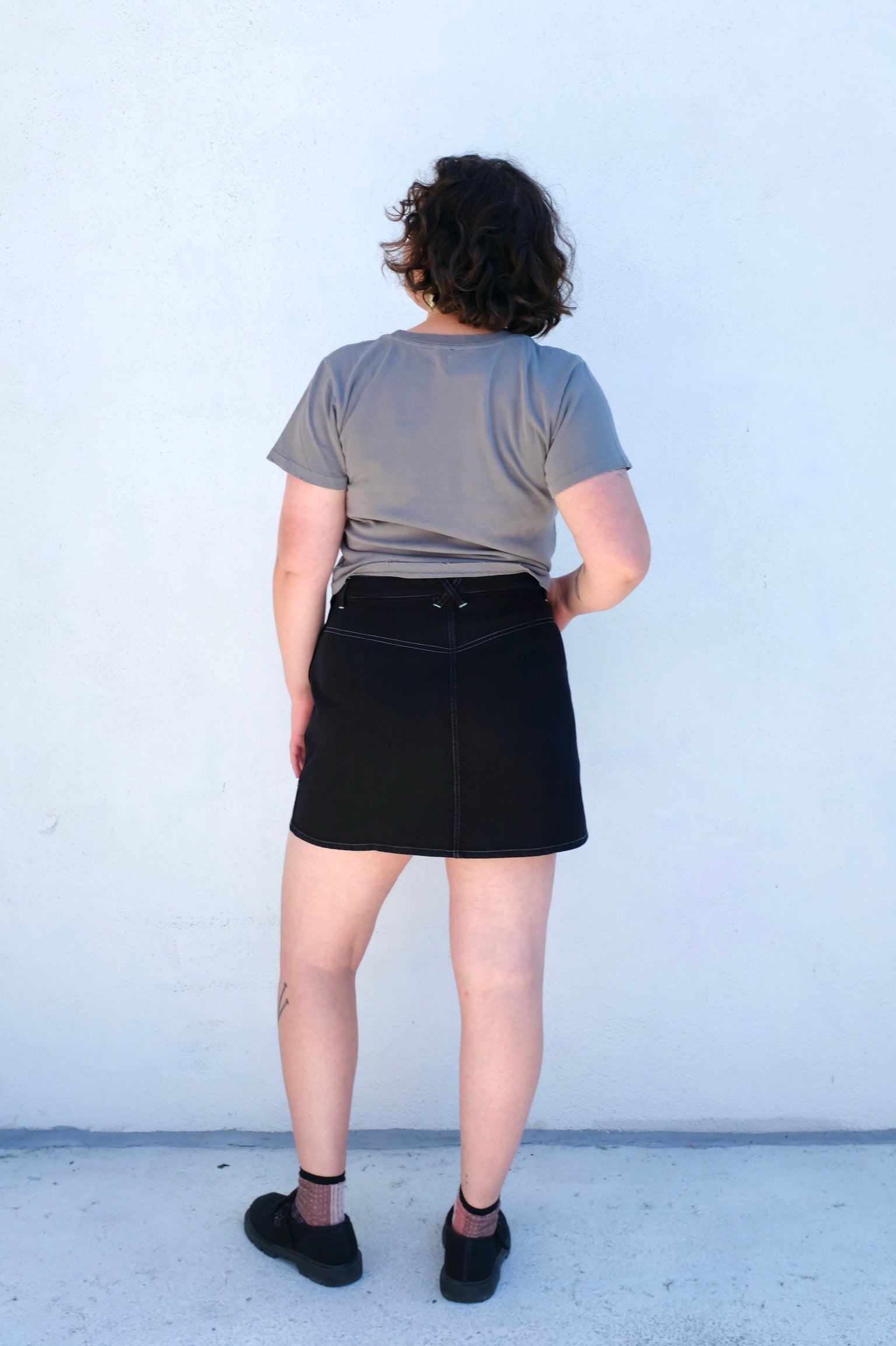 Atelier Delphine Erin Mini Skirt / Black