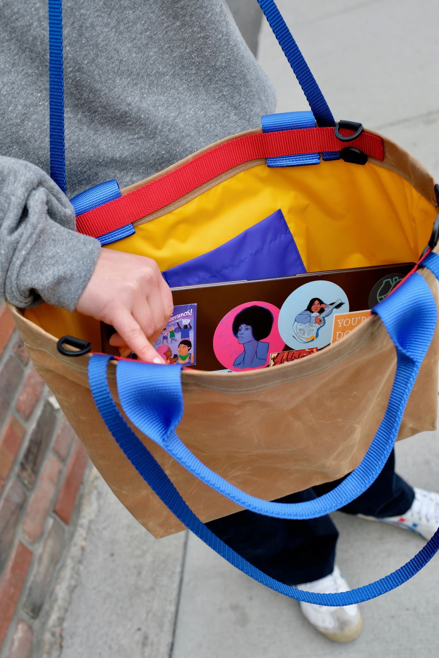 Some of the Parts Market Tote / Tan Wax Canvas