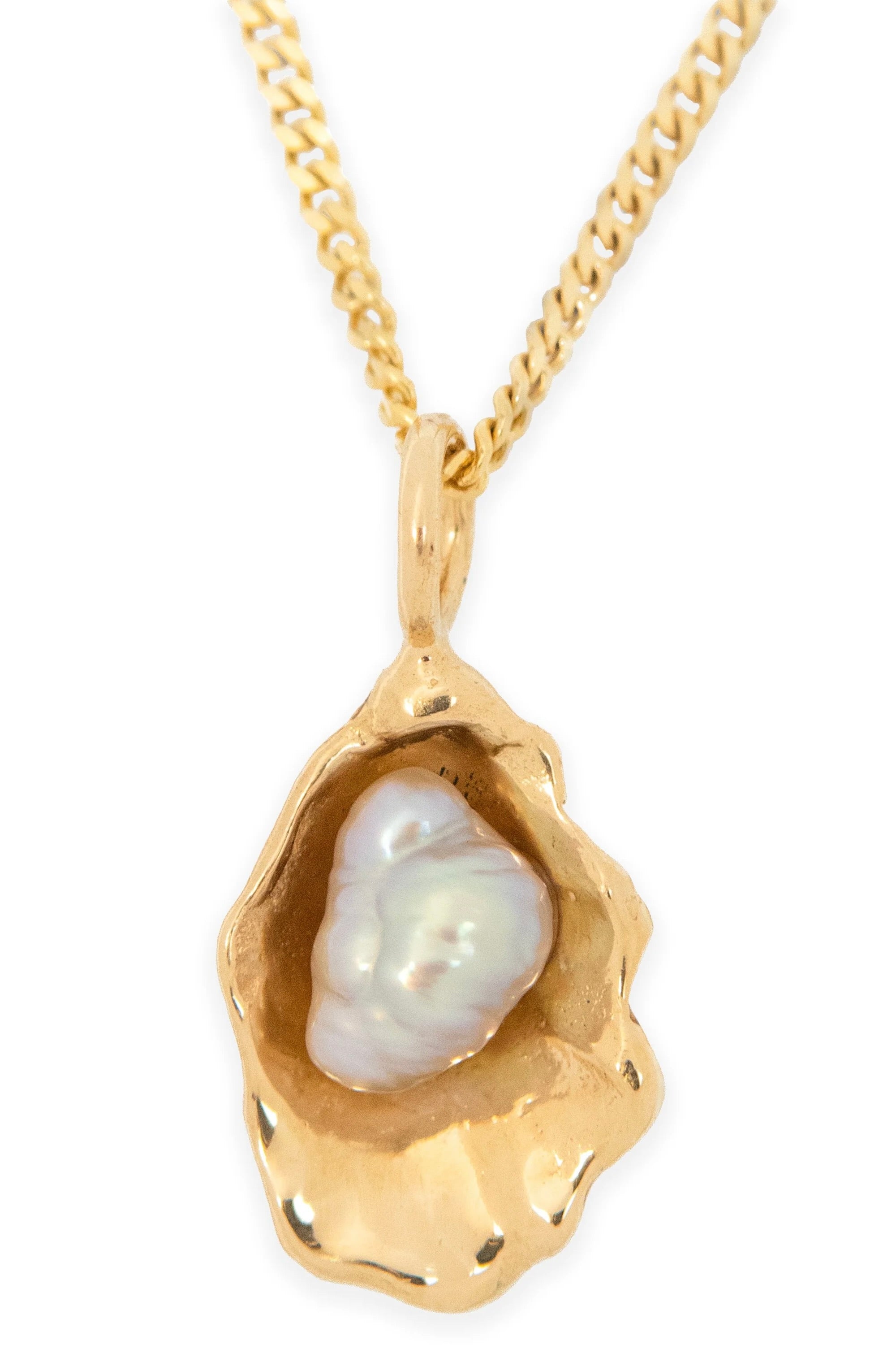 Rokosz Jewelry Oyster with Pearl / 10k Solid Yellow Gold